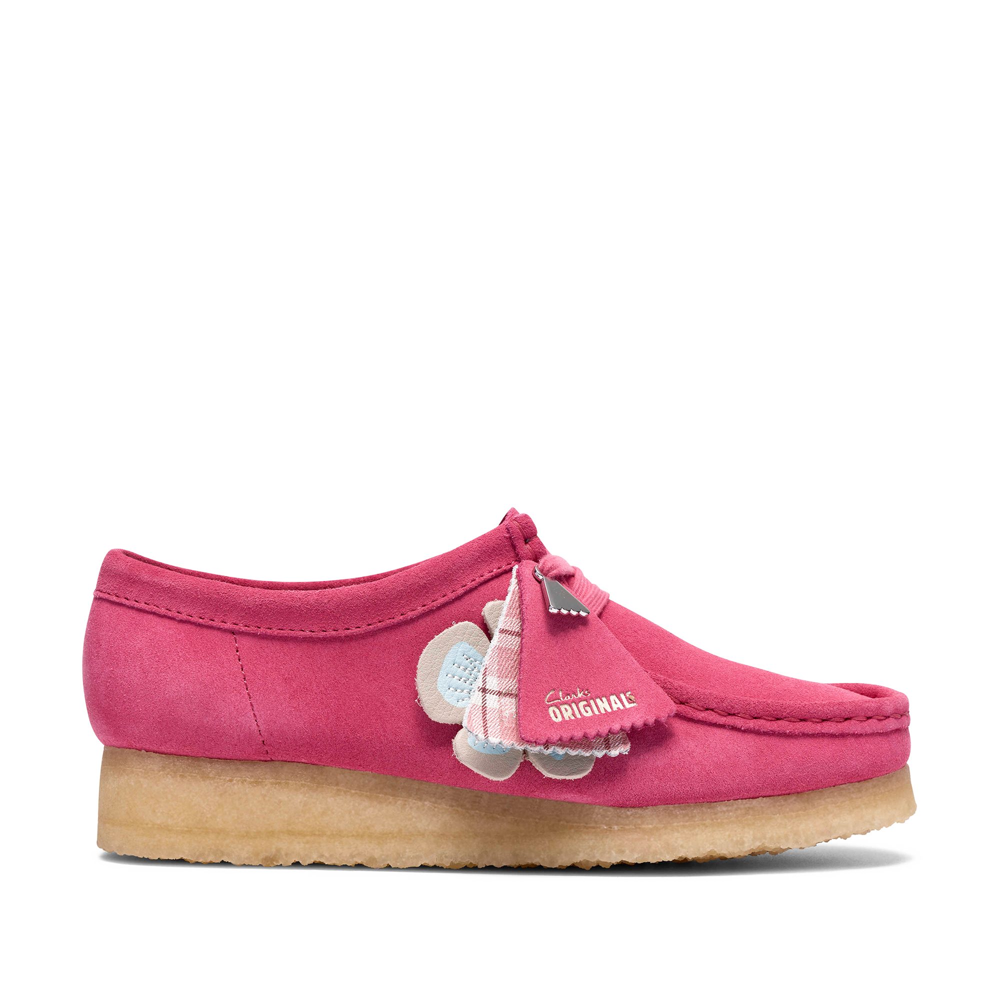 Clarks Clarks Wallabee 26186511 4, Schnürschuhe, Rose, Damen Schnürschuh