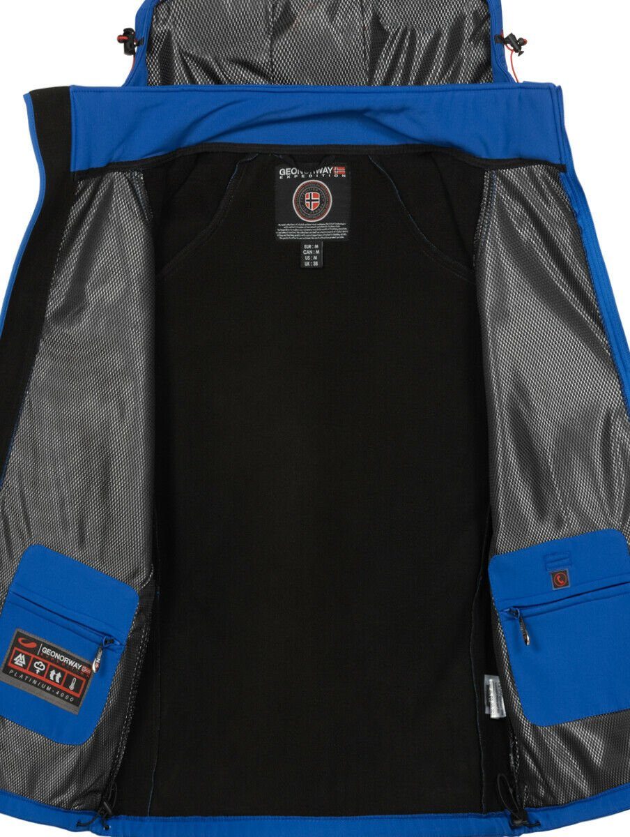 Geographical Norway Softshelljacke Herren Übergangsjacke Jacke Softshell Jacke Regen Outdoor Übergangs