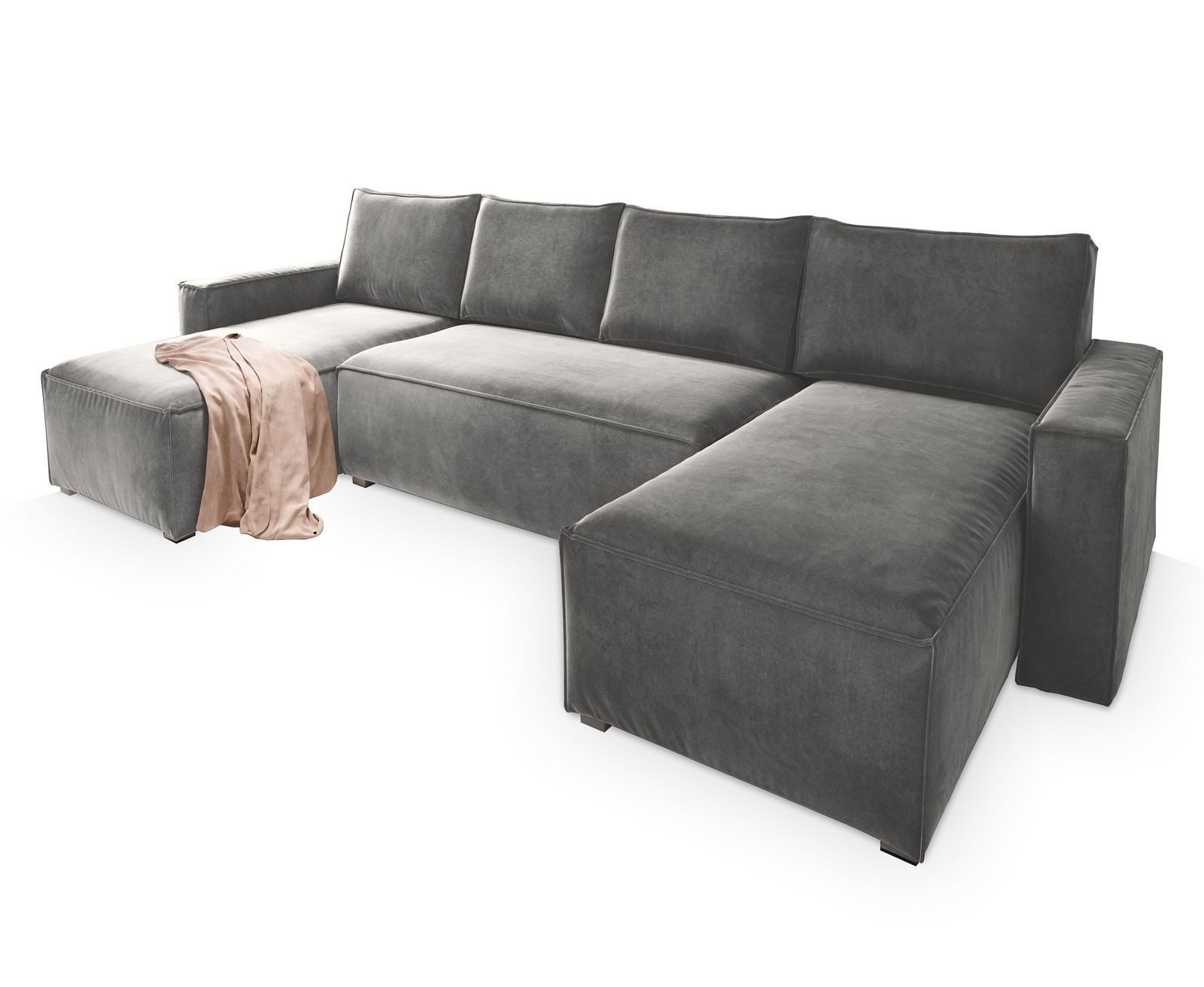 Masseno Ecksofa DENI mit Schlaffunktion U-Form, günstig online kaufen