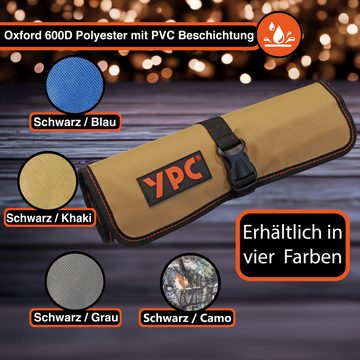 YPC Werkzeugtasche "VarioRoll L" Werkzeug Rolltasche 45x32cm, reißfest, robust, wasserabweisend, stabil, modern