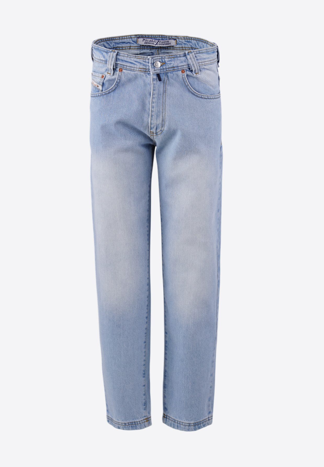 5-Pocket-Jeans Relax Fit Tapered Zicco 472 Himalaya - Slate Grey Blue