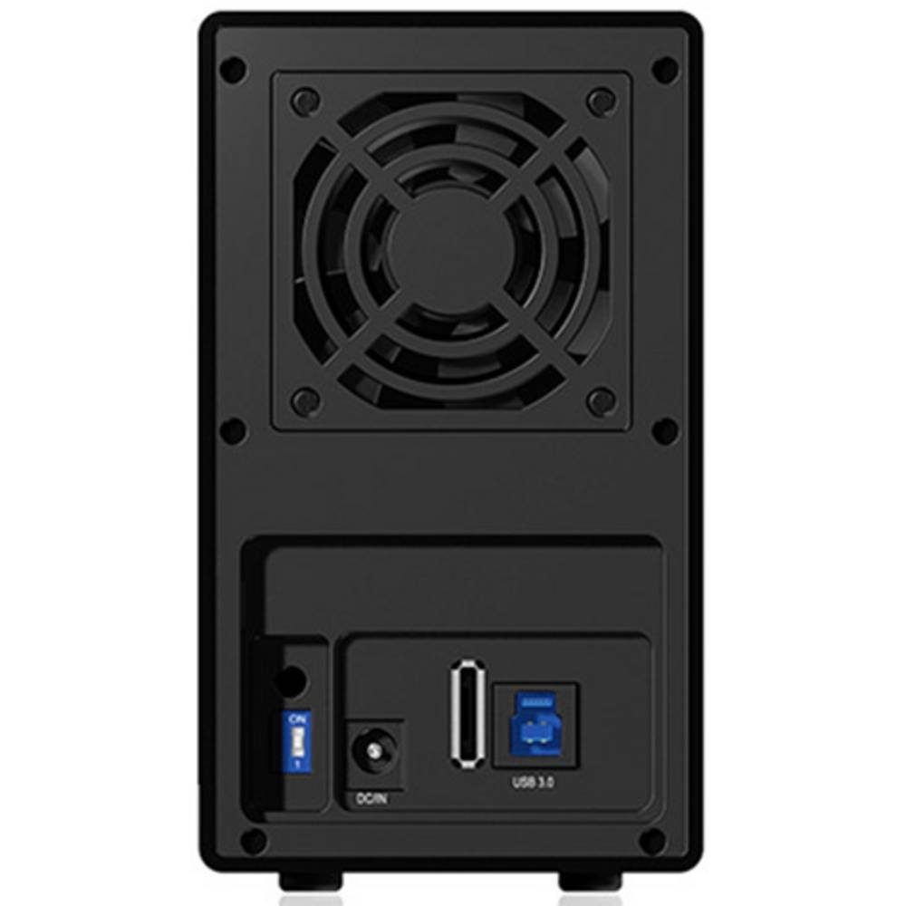 ICY BOX Festplatten-Gehäuse Raidsonic Externes 2-fach JBOD-System mit USB 3.0 IB-RD3620SU3, RAID-fähig
