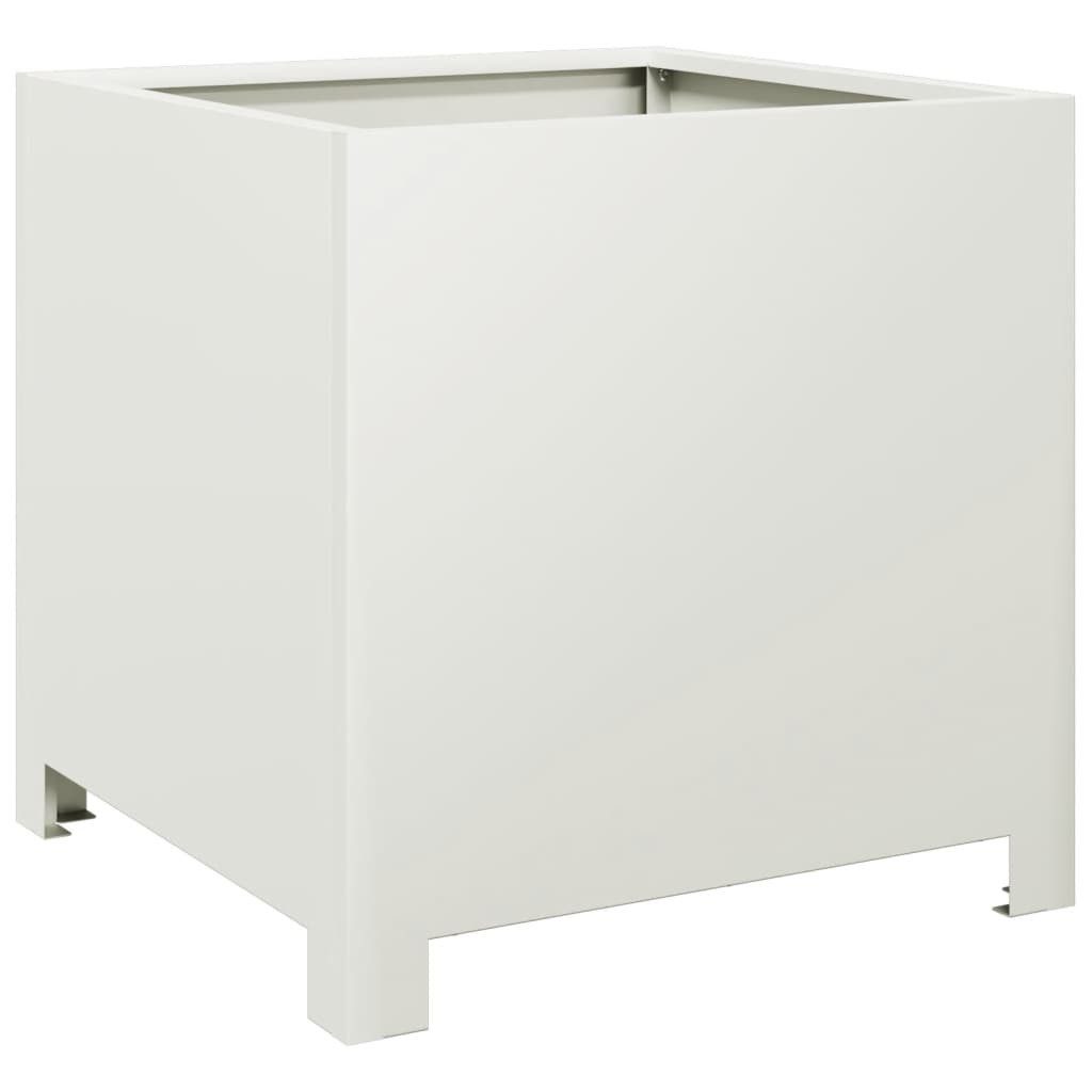 vidaXL Blumentopf Pflanzkübel Weiß 40x40x40 cm günstig online kaufen