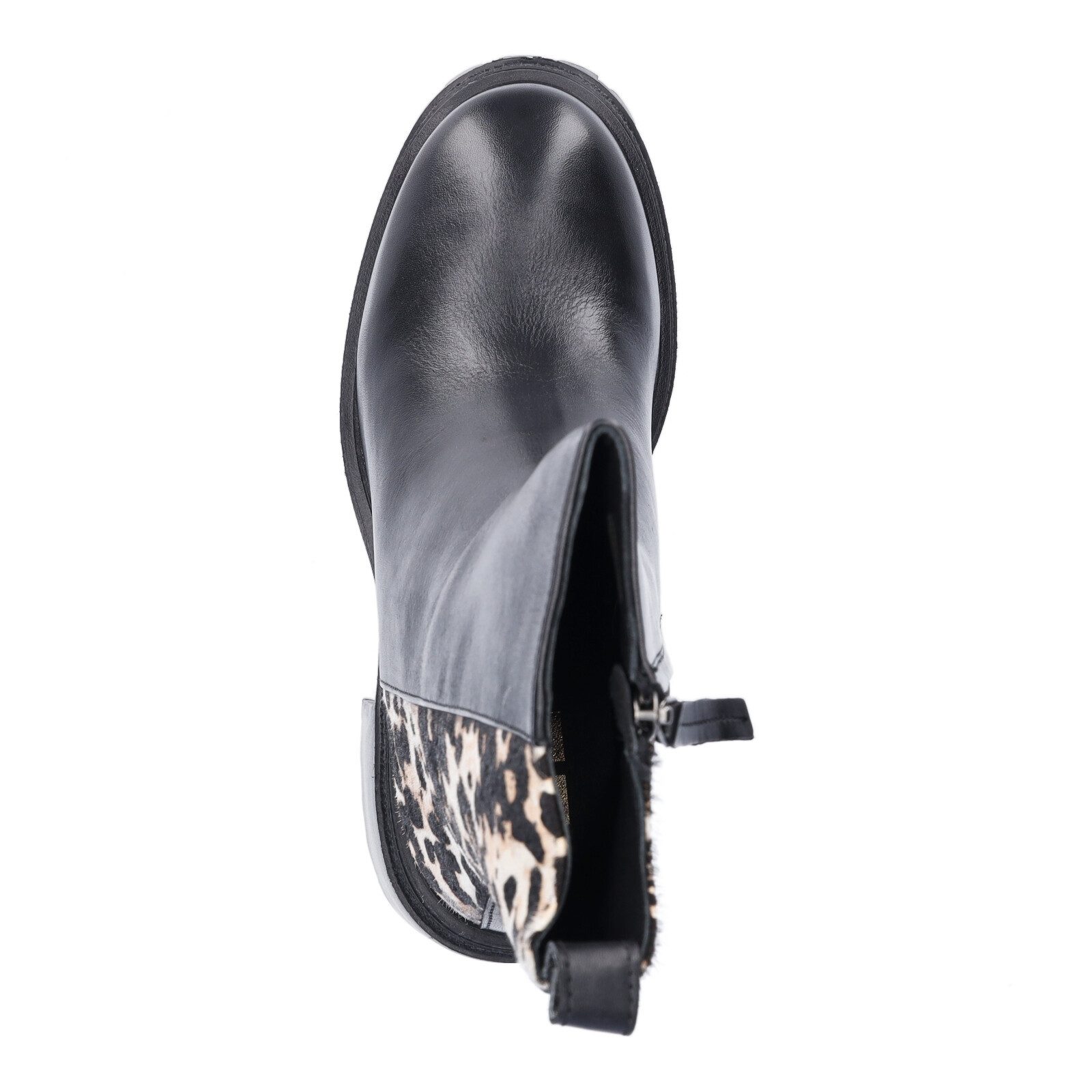 Gio+ Gio+ Damen Boot schwarz leo Ankleboots