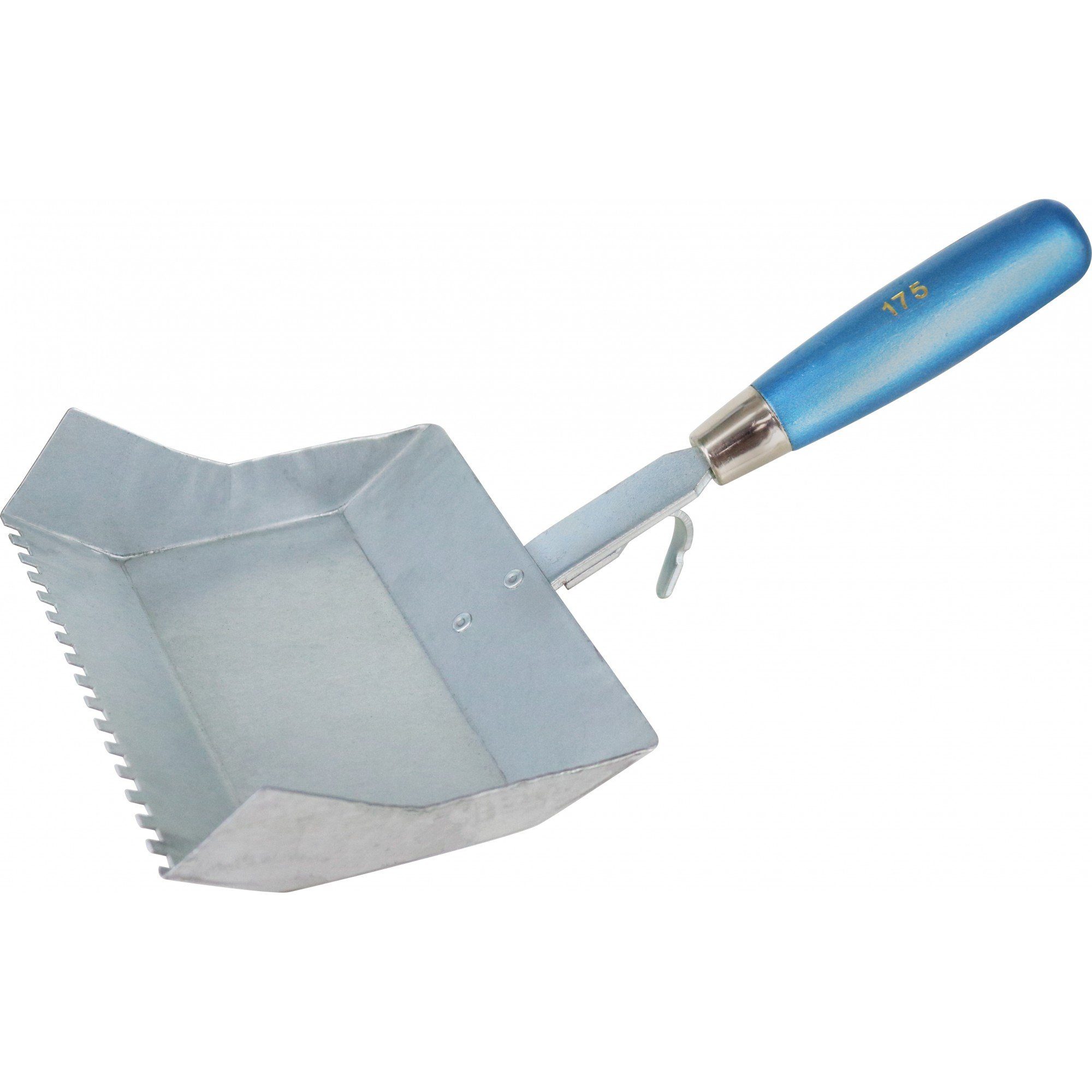 Triuso Kleberkelle Klebekelle für Porenbeton Rechteckzahnung 50 mm (Klebekelle für Porenbeton) Rechteckzahnung 5 x 5 mm