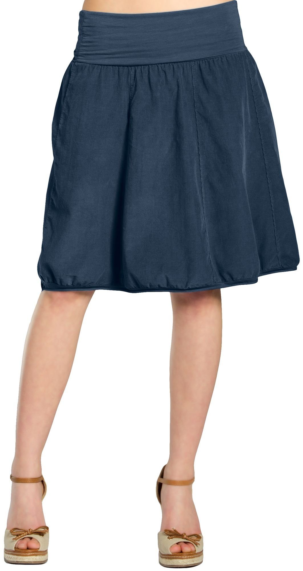 Caspar Faltenrock RO004 Damen Cord Rock günstig online kaufen