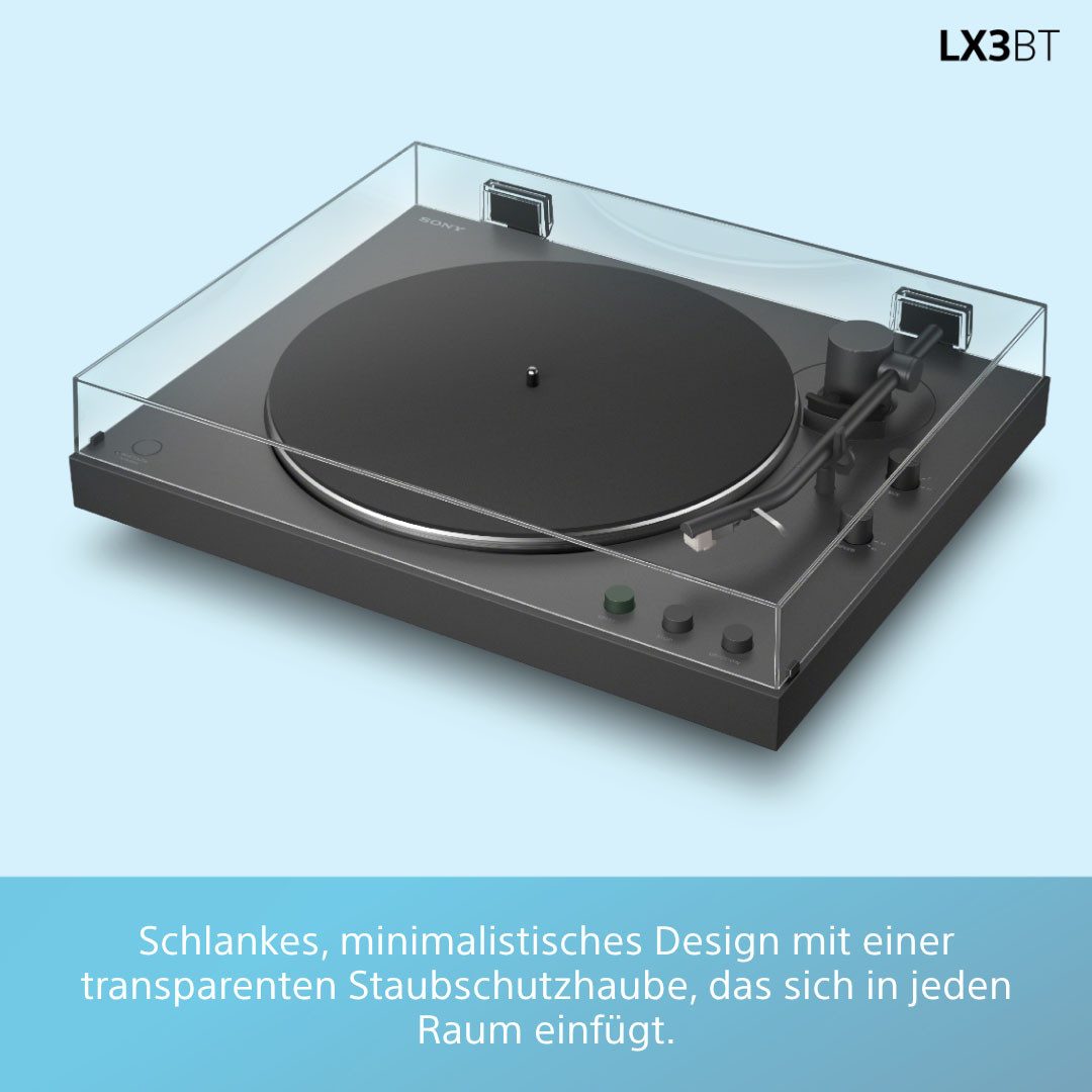 Sony PS-LX3BT Plattenspieler (Riemenantrieb, Bluetooth)