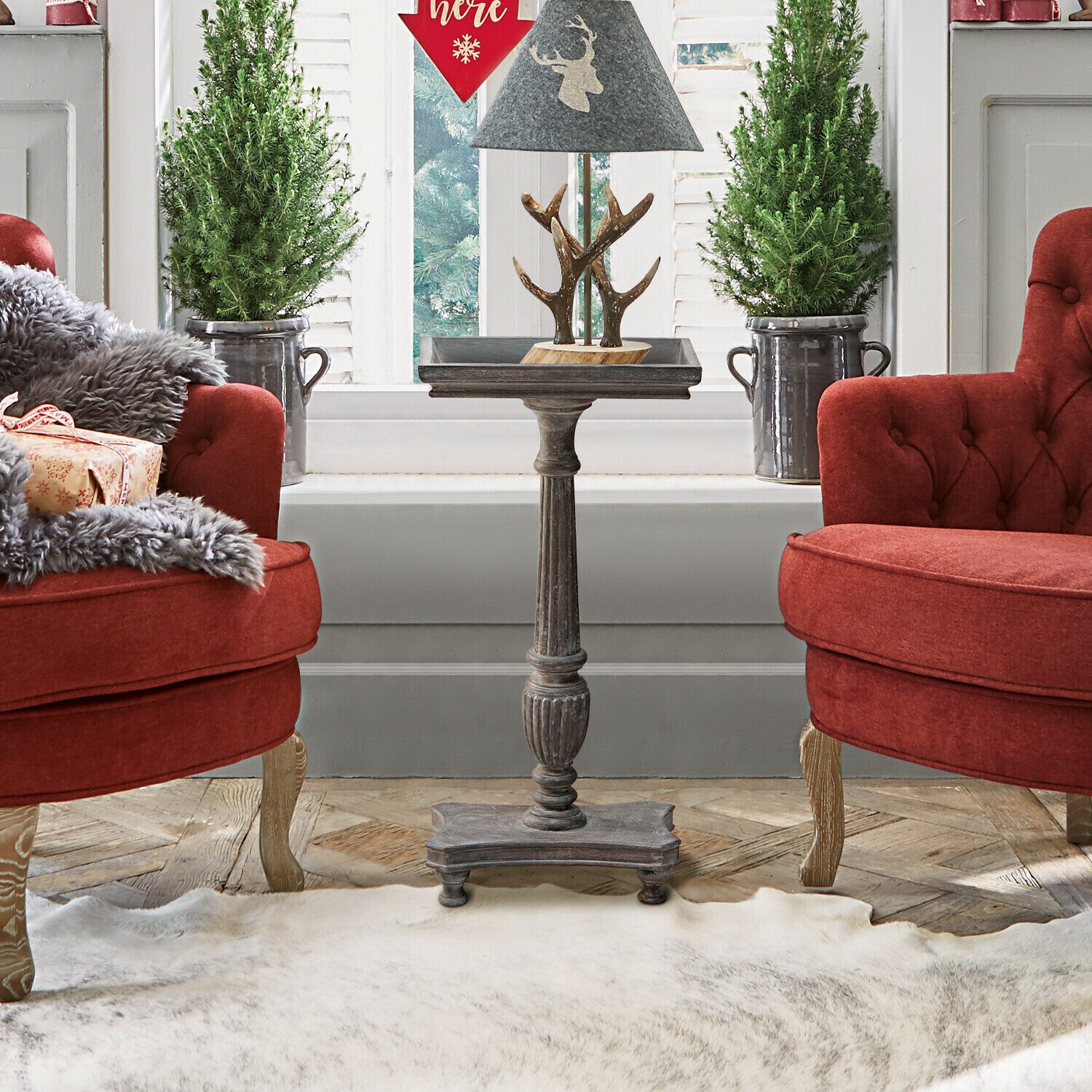 Mirabeau Beistelltisch Beistelltisch Caren antikgrau günstig online kaufen