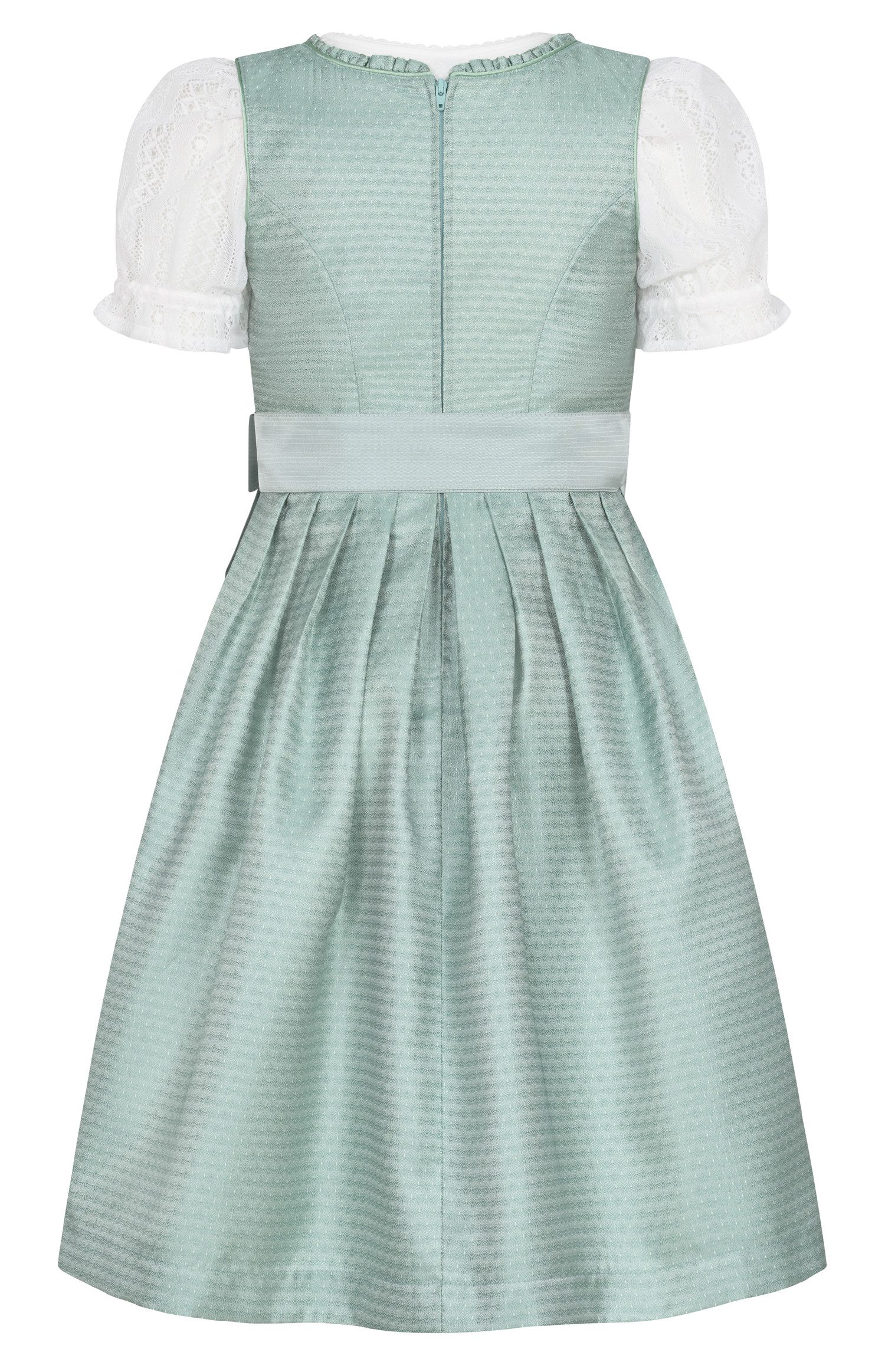 Nübler Dirndl Kinderdirndl Gabrina in Grün von Nübler - Rocklänge knielang