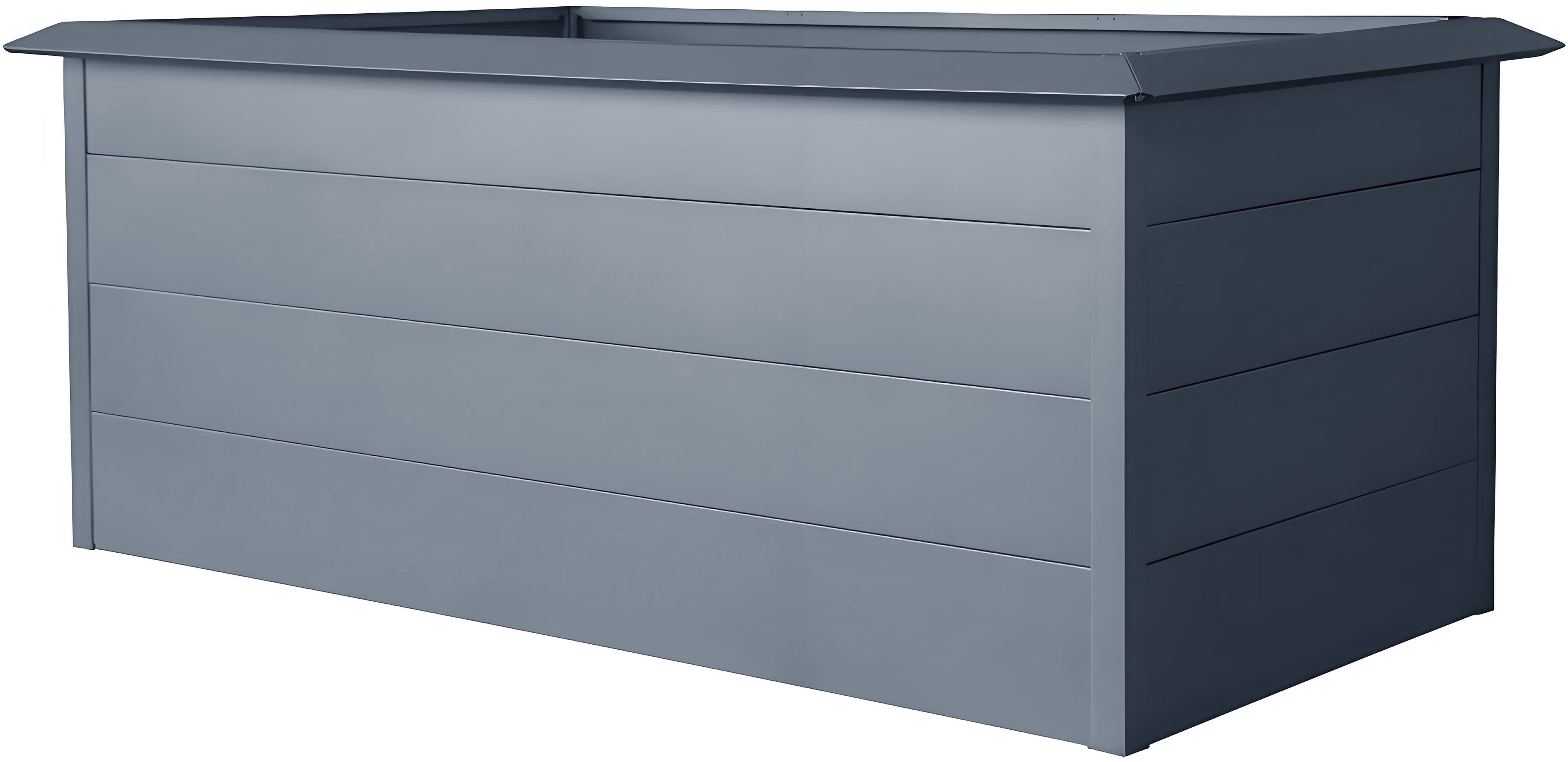 KONIFERA Hochbeet Asturias, aus pulverbeschichtetem Stahl, mit Schneckenschutzumrandung