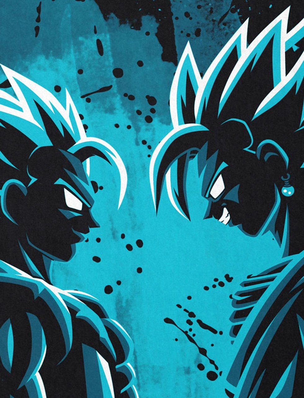style3 T-Shirt Super-Saiyajin Blue dragon roshi günstig online kaufen