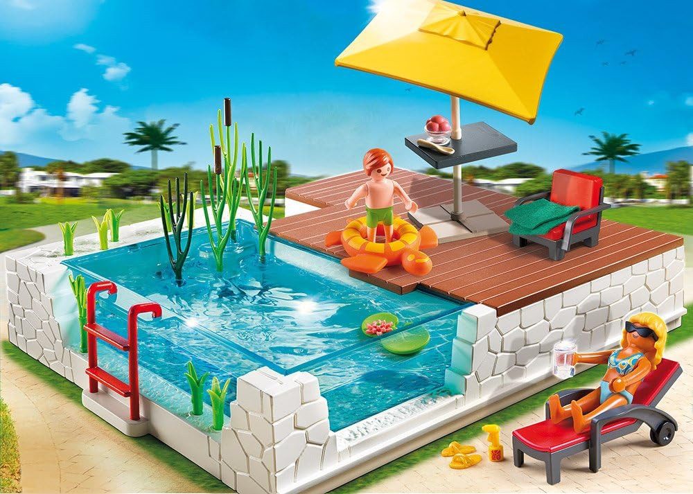 Playmobil® Spielwelt Einbau-Swimmingpool, (Set, 1-tlg., 1 günstig online kaufen