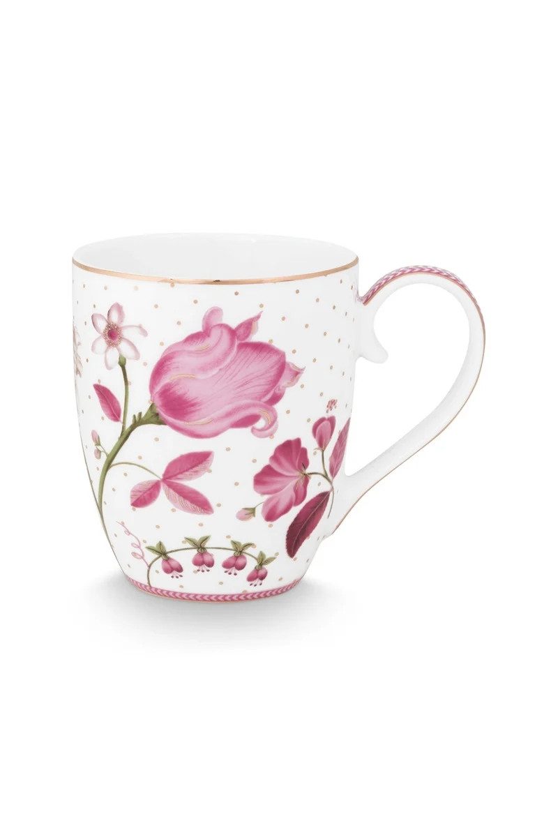 PiP Studio Tasse Jolie Tulip XL Jumbobecher Porzellan 0,45L