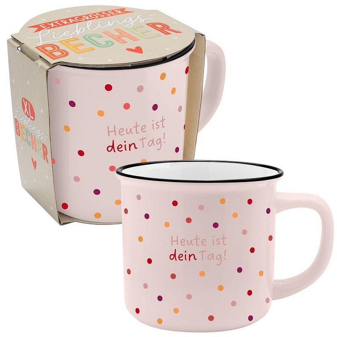 Sheepworld Tasse XL Tasse Tee- Kaffeetasse Kaffeebecher 55cl Geschenk Sheepworld DEIN, Porzellan