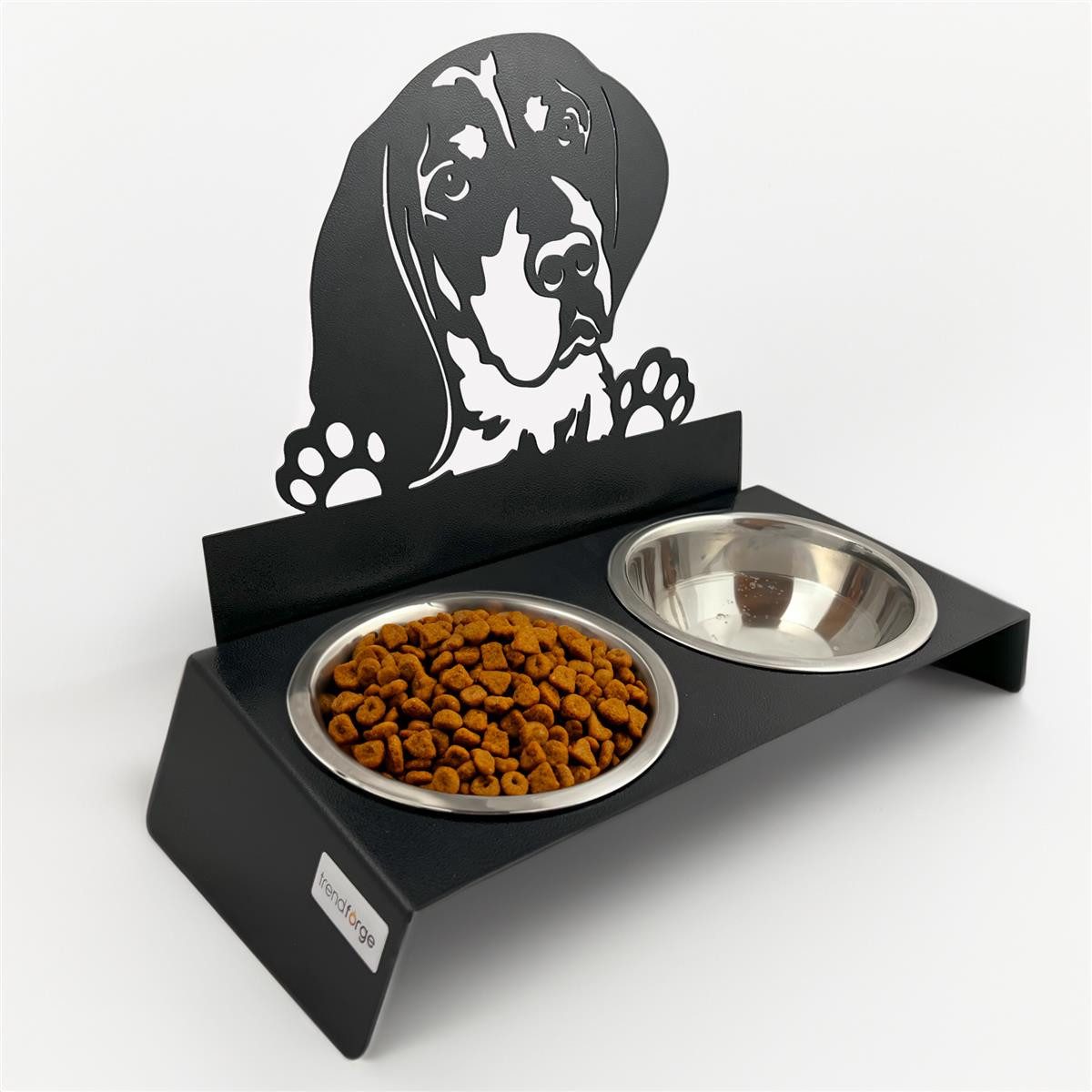 Futternapf Hunde Futterstation Futternapf Dackel Kopf Design