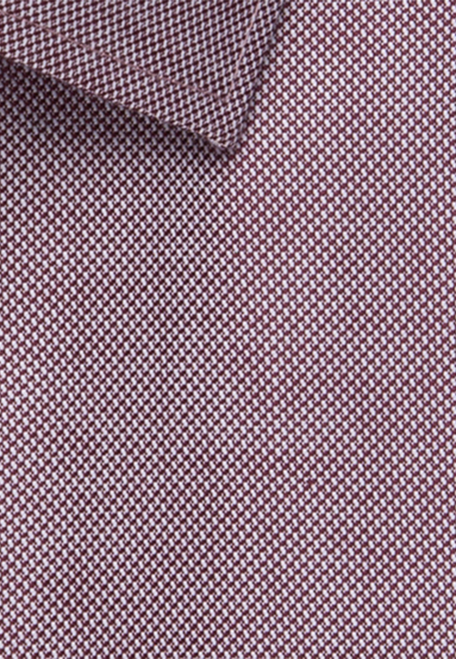 Regular Regular Kentkragen Uni Rot Businesshemd seidensticker Langarm