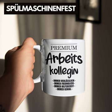 Trendation Tasse Trendation - Lieblingskollegin Premium Kollegin Lustige Tasse für Kollegin zum Geburtstag als Geschenk mit Sprüchen