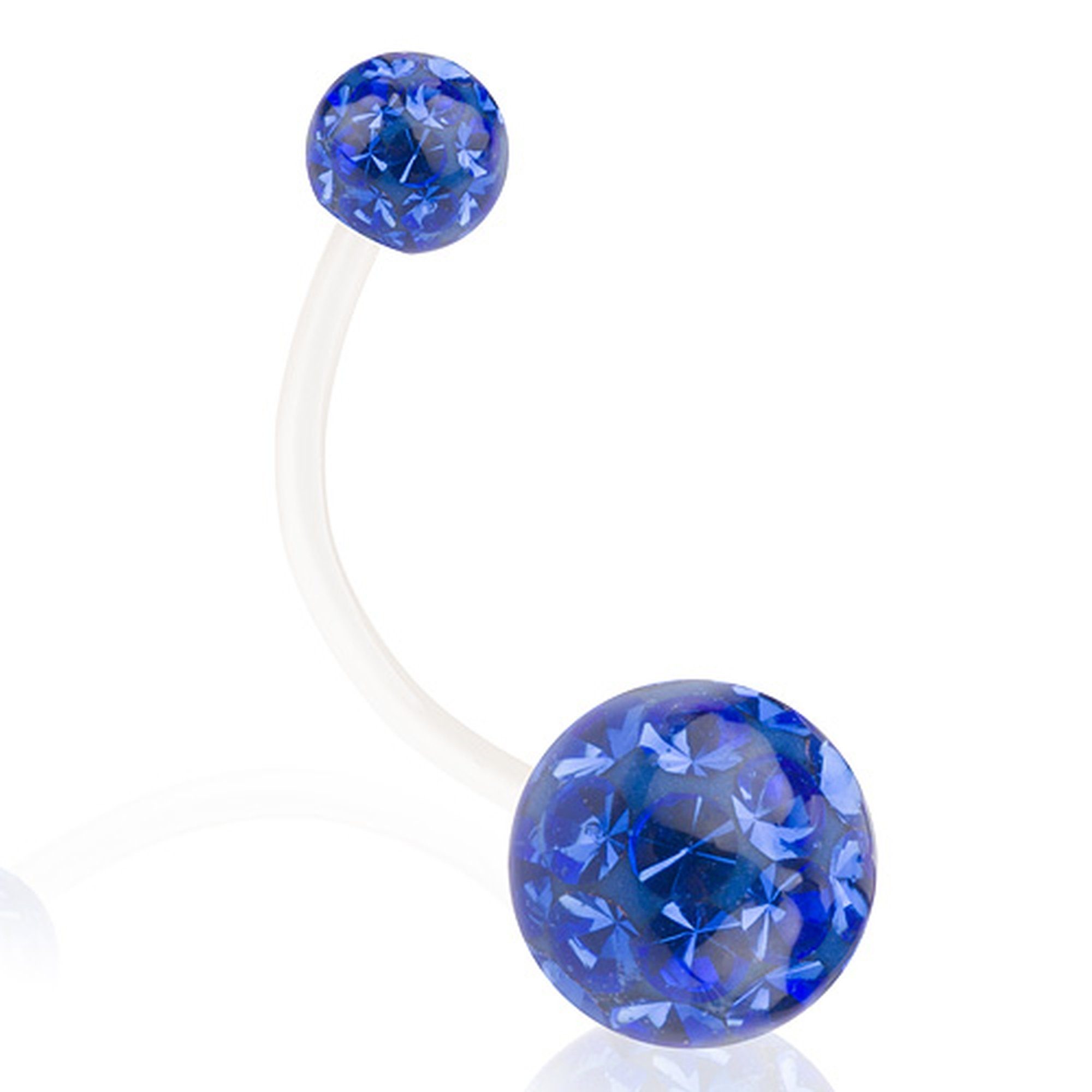 Taffstyle Bauchnabelpiercing Bauchpiercing Ferido Kristall Bioflex Stab Sch günstig online kaufen