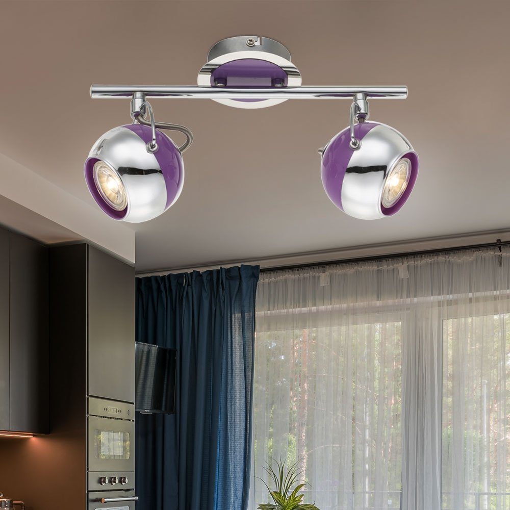 Deckenleuchte, Wohnzimmerleuchte LED Spotlampe inklusive, LED Deckenleuchte Warmweiß, etc-shop Leuchtmittel