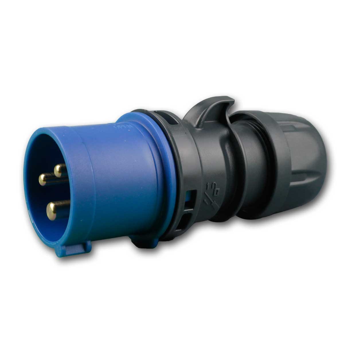 ABL Вилка cee CEE Затыкать, 230V/16A, blau, 3-polig, IP44