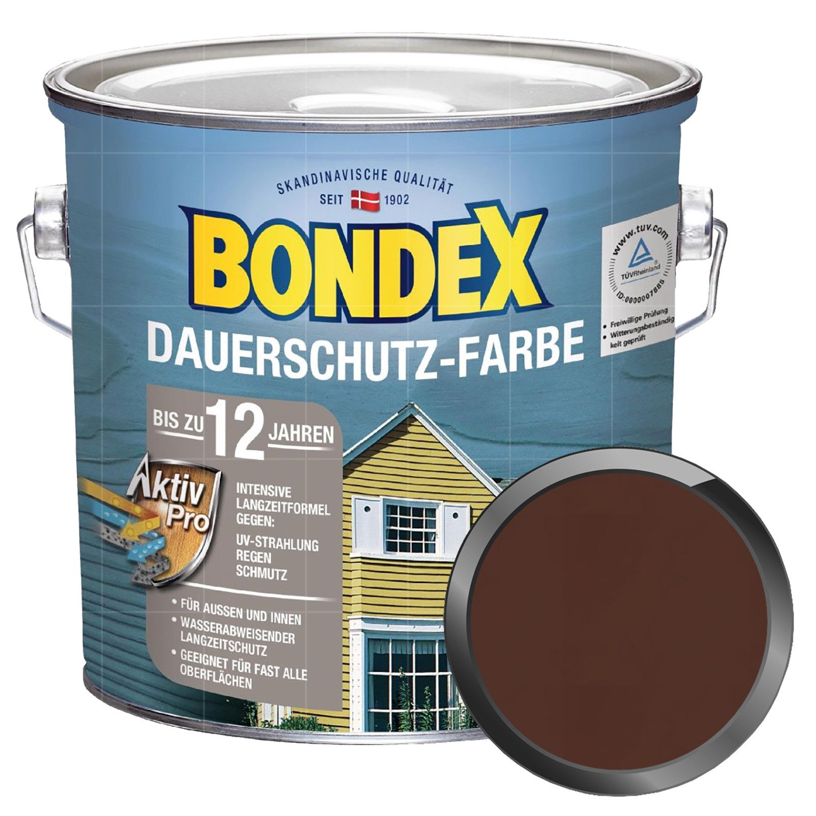 Bondex Wetterschutzfarbe Dauerschutz-Farbe - 2.5 Ltr