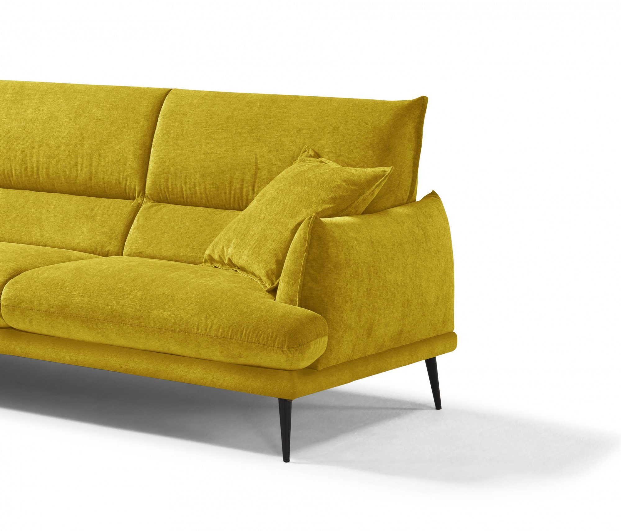 Egoitaliano Ecksofa FUNNY, hochwertiges & aktuelles Design, bequeme Rückenlehne, L-Form, hochwertiger Sitzkomfort, L-Form
