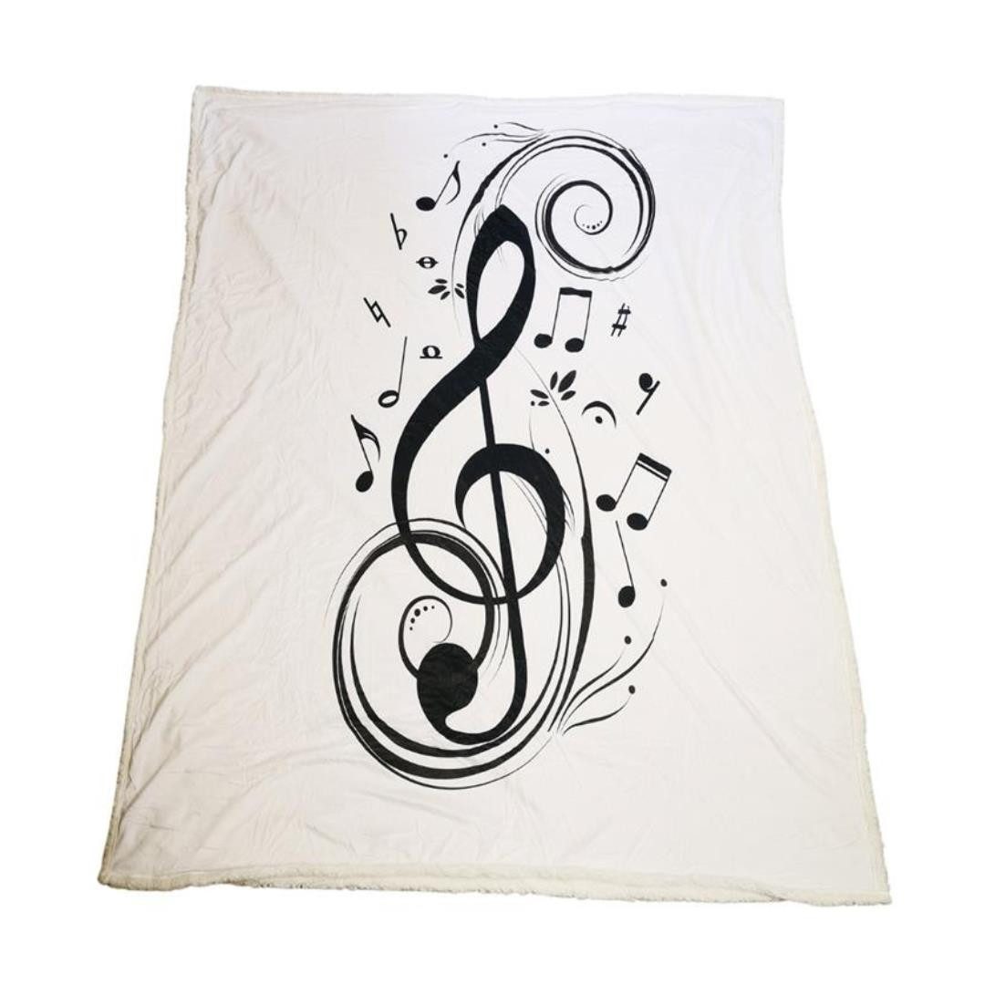 Wohndecke Decke Violinschlüssel, mugesh, für Musiker günstig online kaufen