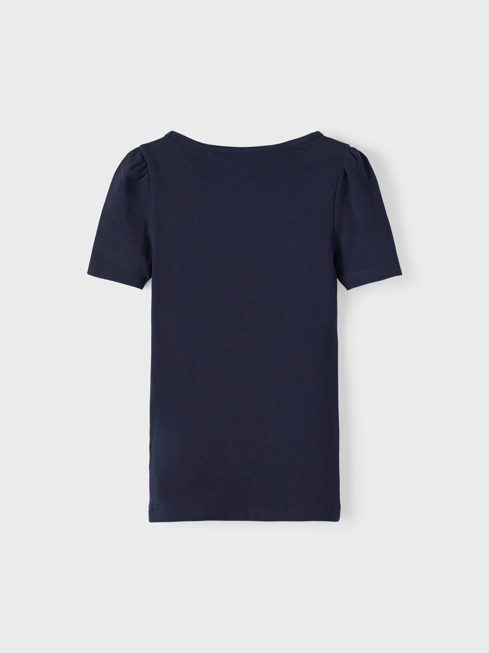 Kurzarm-Shirt lizensiertem Mädchen mit It Sapphire Print T-Shirt Dark mit Name Print (1-tlg)