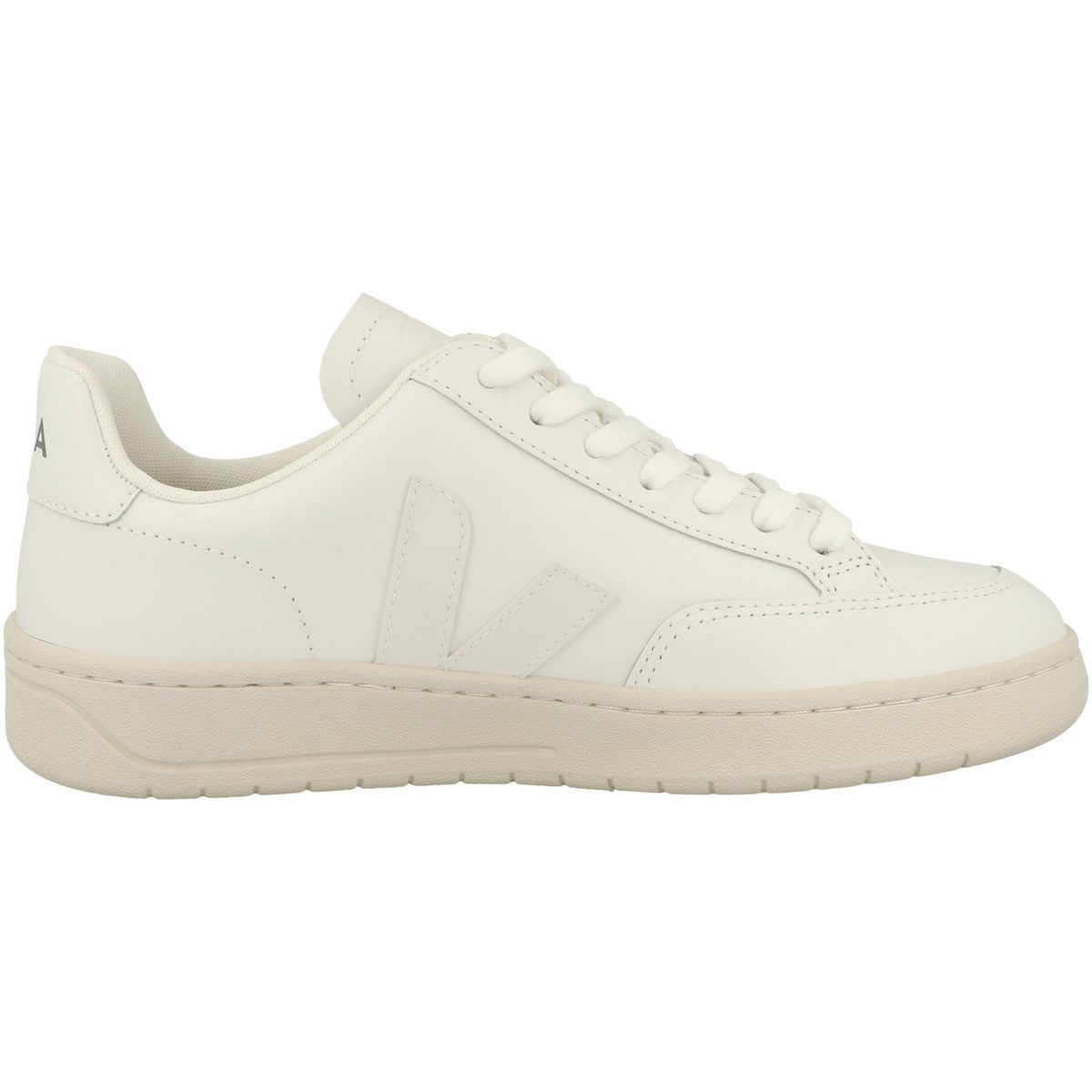 VEJA V-12 Leather Damen Sneaker Turnschuhe, Sportschuhe, Freizeitschuhe, Halbschuhe, Schnürschuhe