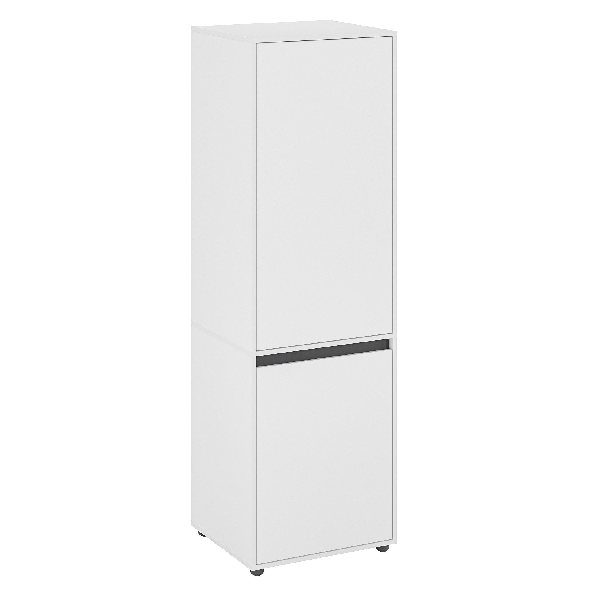 KOMTO Garderobenschrank CUBE 60-90 cm Mit Fächern Schubladen Kleiderschrank Schrank Mehrzweckschrank mit Türig & Schubladen Garderobenschrank Flur 192 cm
