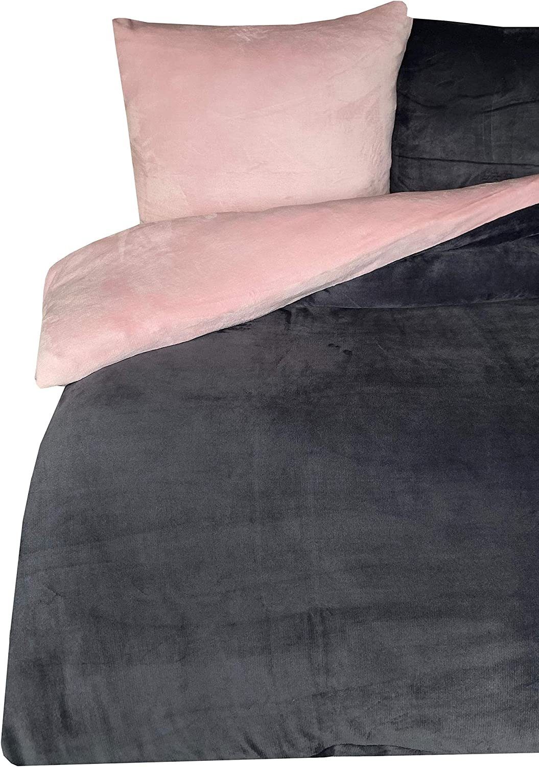 One Home Bettwäsche Winter Cashmere Touch, Fleece, 4 teilig, flauschig warm günstig online kaufen