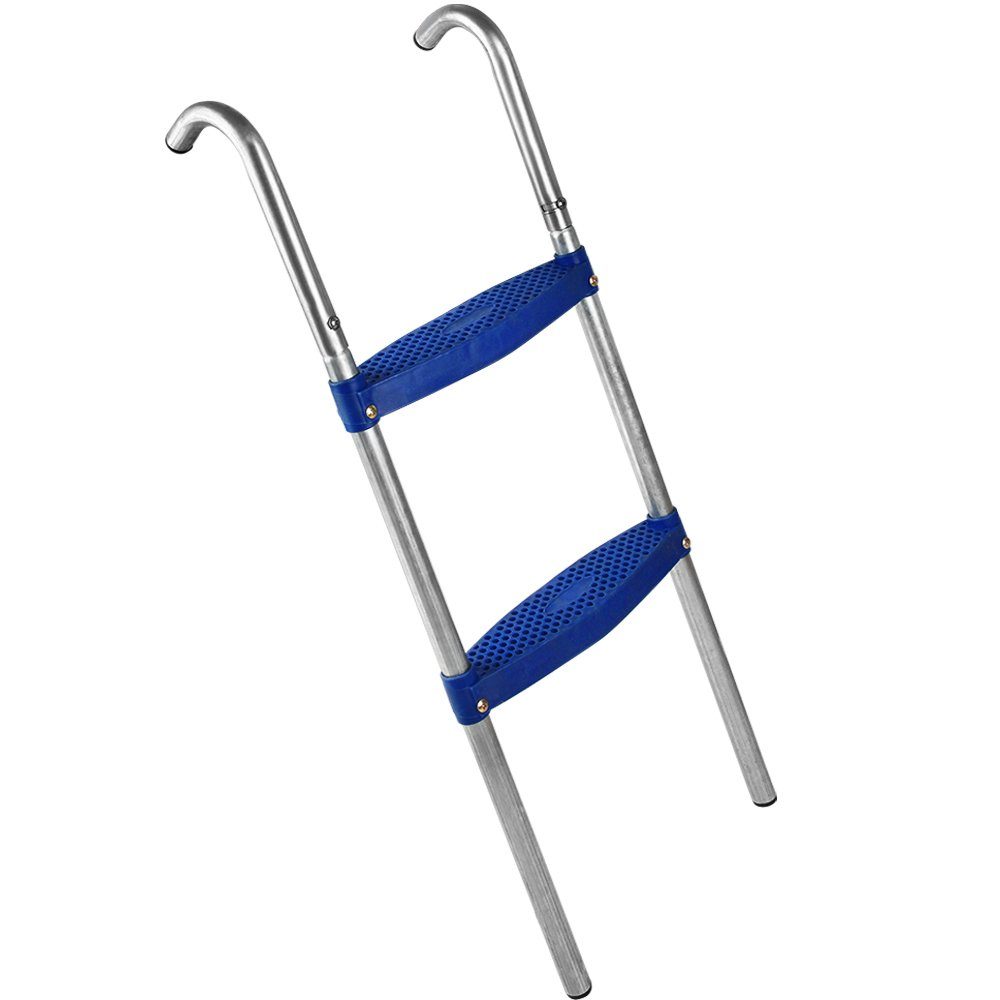 monzana Trampolinleiter, Leiter Einstiegsleiter Gartentrampolin 90 cm 2 Stufen für 305 cm