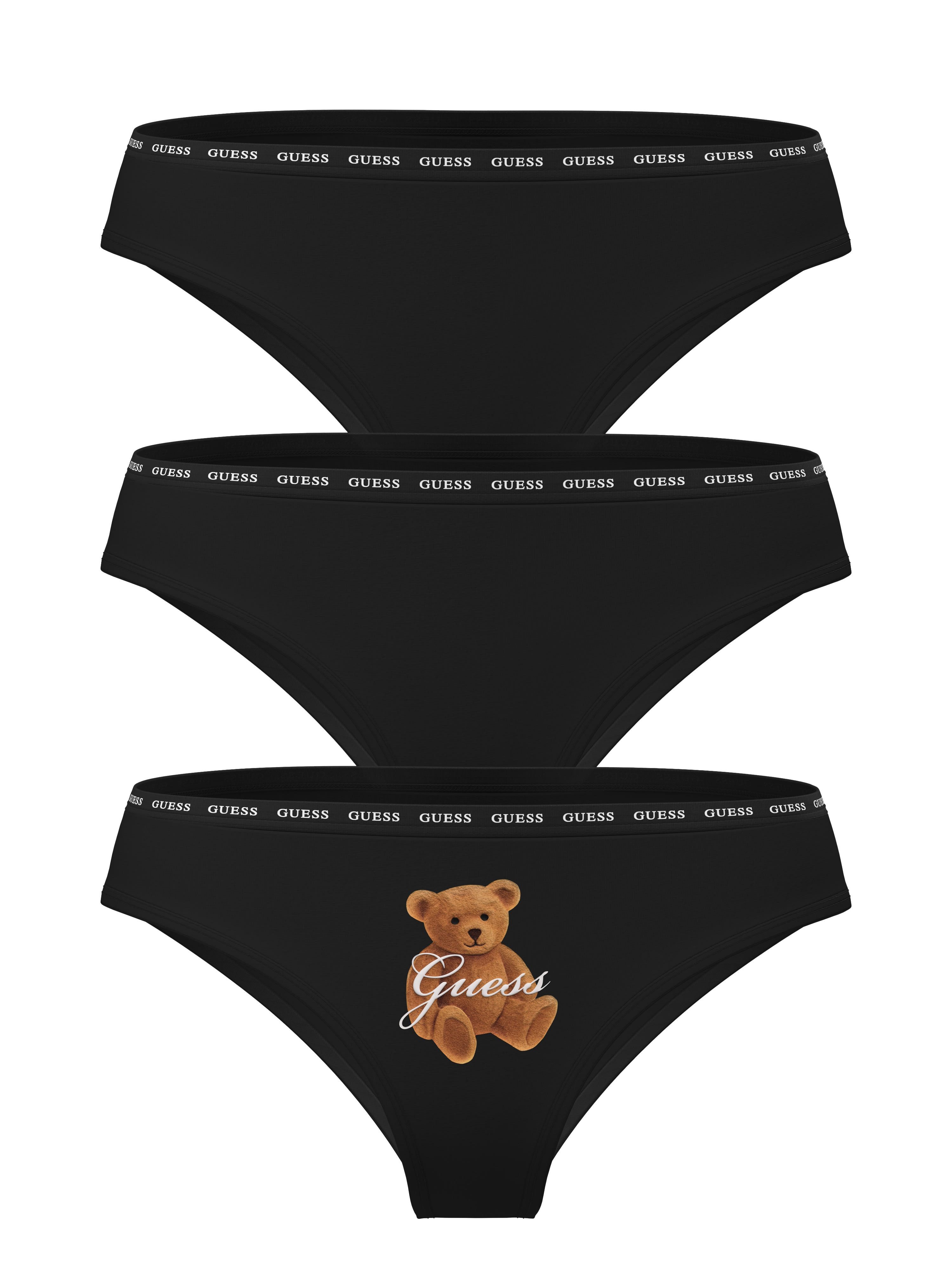 Guess Slip ARIA 3 PACK COTTON BRIEF (Packung, 3-St) mit Print und Logobund