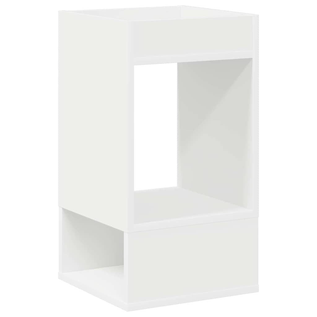 vidaXL Beistelltisch Beistelltisch Weiß 30 x 30 x 56 cm Holzwerkstoff (1-St)