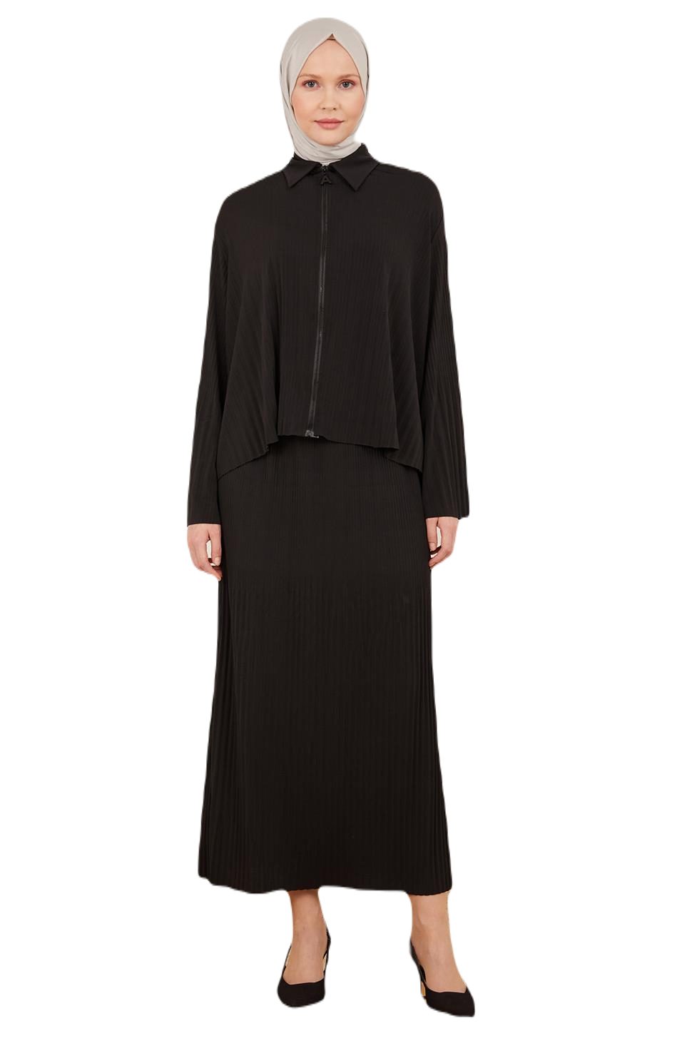 ARMİNE Business-Kostüm Armine Sandy Anzug mit Halbfaltenjacke – Moderne und elegante Hijab-Mo