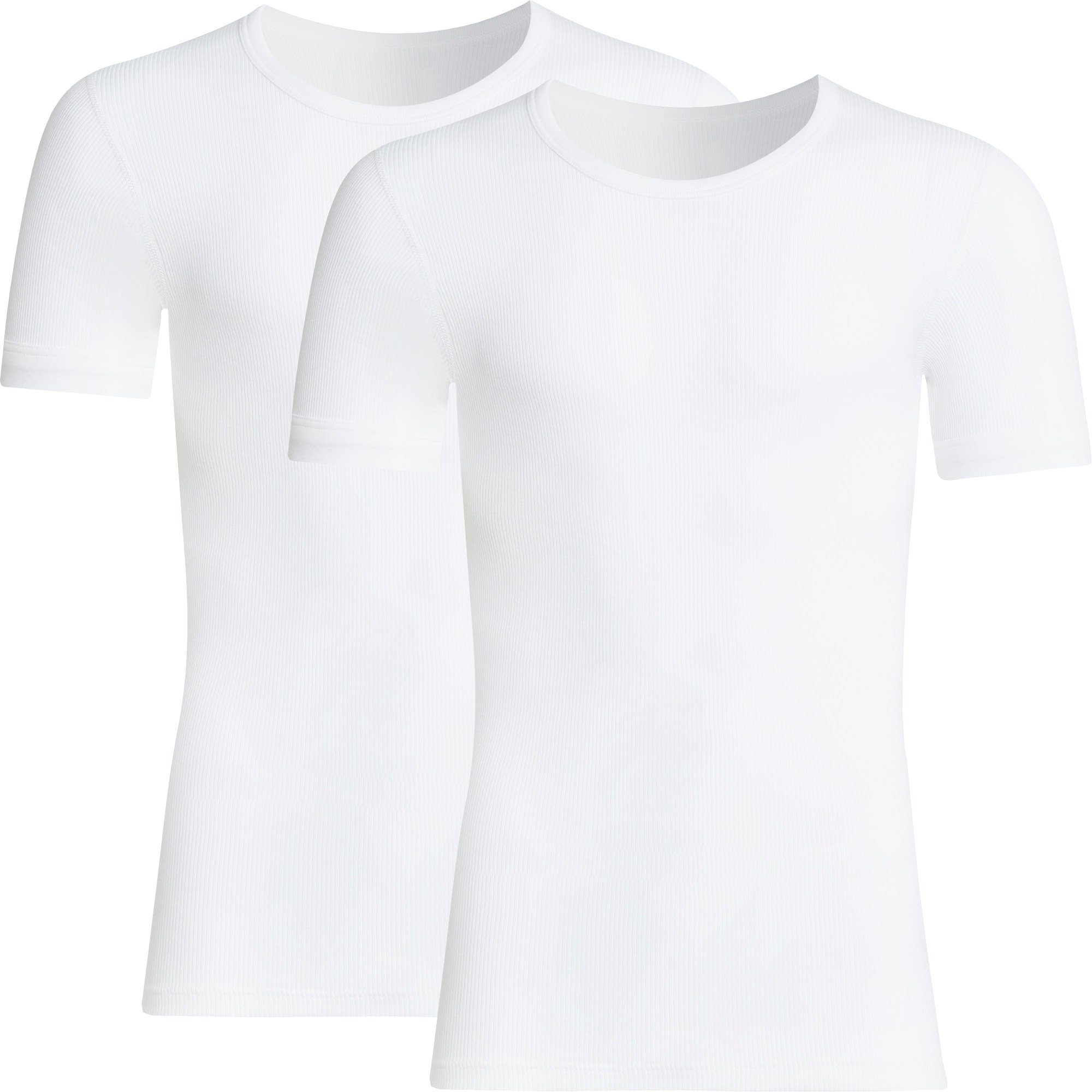 T-Shirt Herren-Unterhemd, 1/2-Arm 2er-Pack
