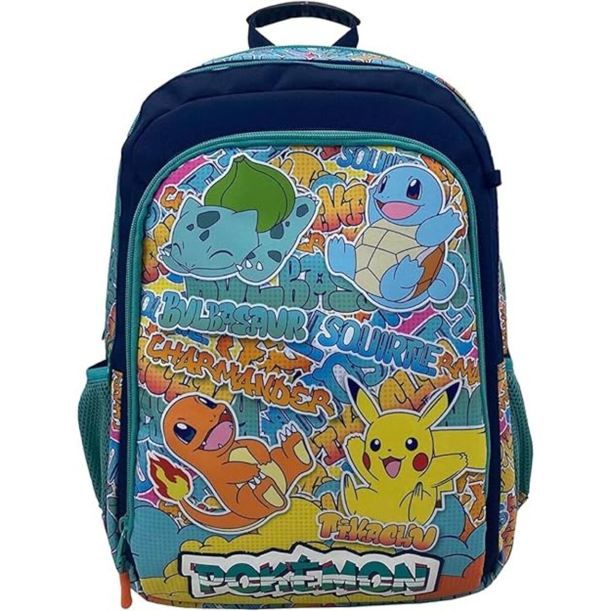 Kinderrucksack Pokémon Rucksack Schulrucksack 35x16x43cm mit Seitentaschen
