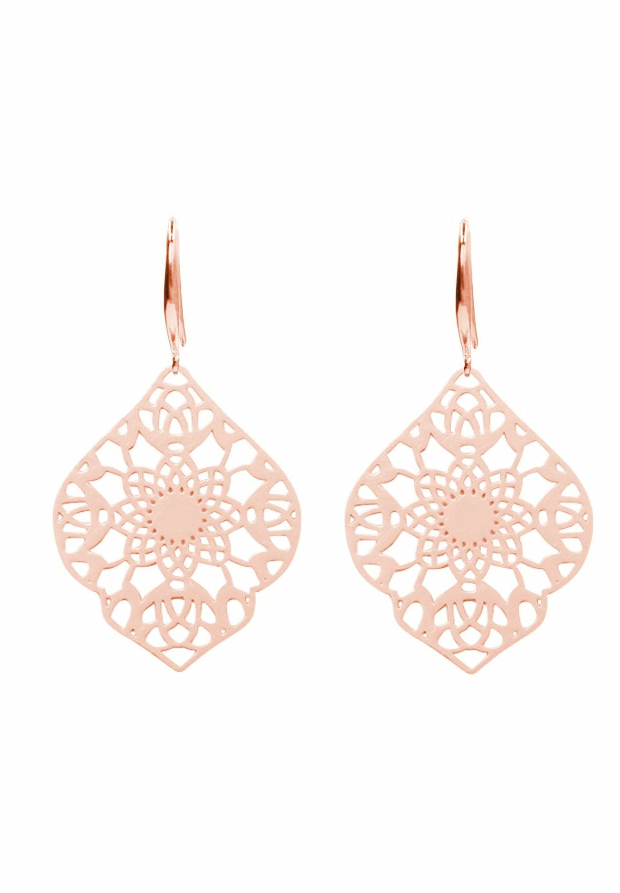Paar Ohrhänger Mandala Bohemian Tropfen