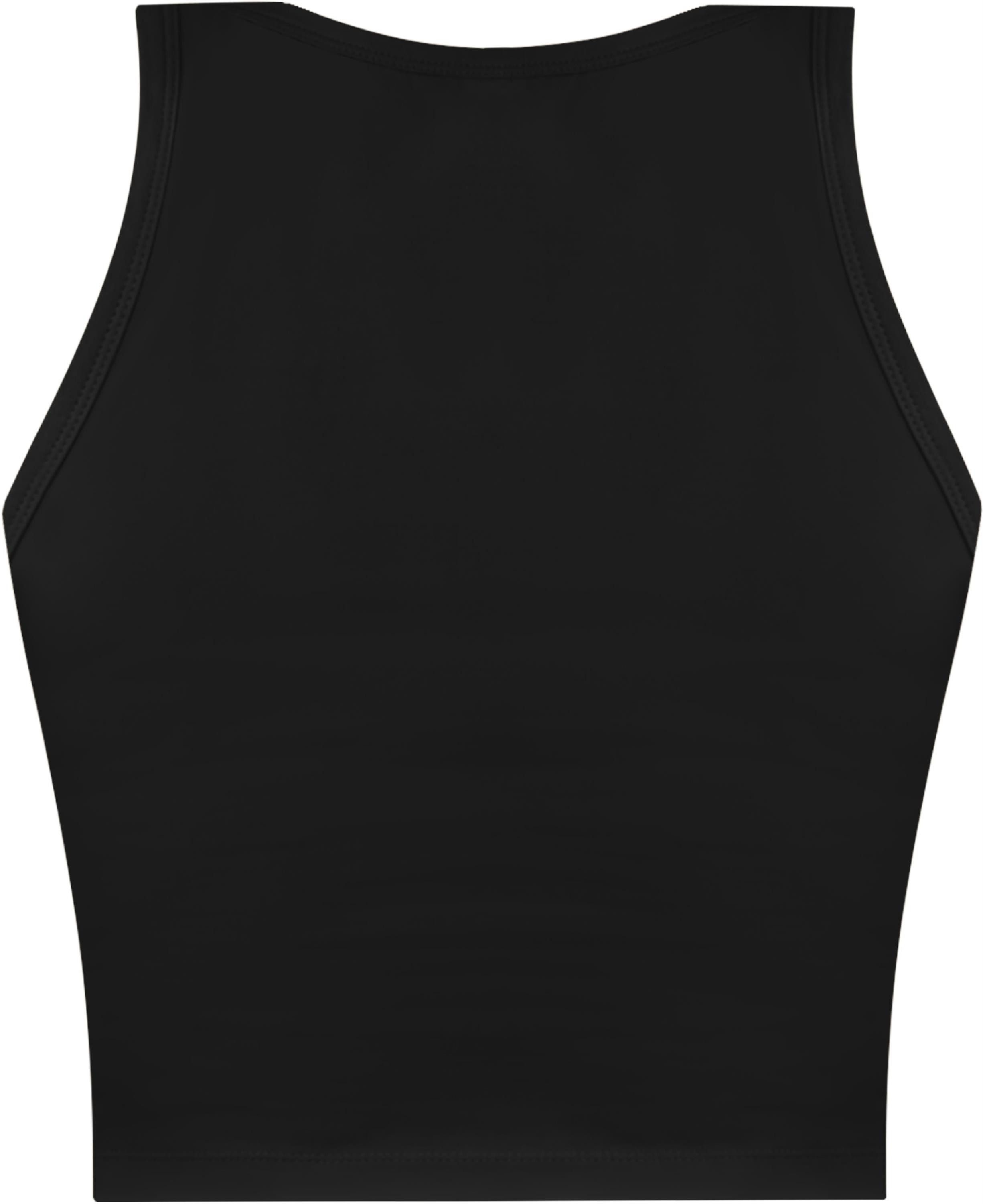 Janice Tanktop 2 x Damen crop Top hochgeschlossen Niah Kurzes Tanktop aus B günstig online kaufen