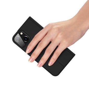 Dux Ducis Handyhülle Buch Tasche "Dux Ducis" kompatibel mit iPhone 14 6,12 Zoll, Kunstleder Schutzhülle Handy Wallet Case Cover mit Kartenfächern