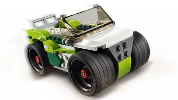 LEGO® Konstruktionsspielsteine LEGO® Creator 3in1 - Raketen-Truck, (Set, 198 St)