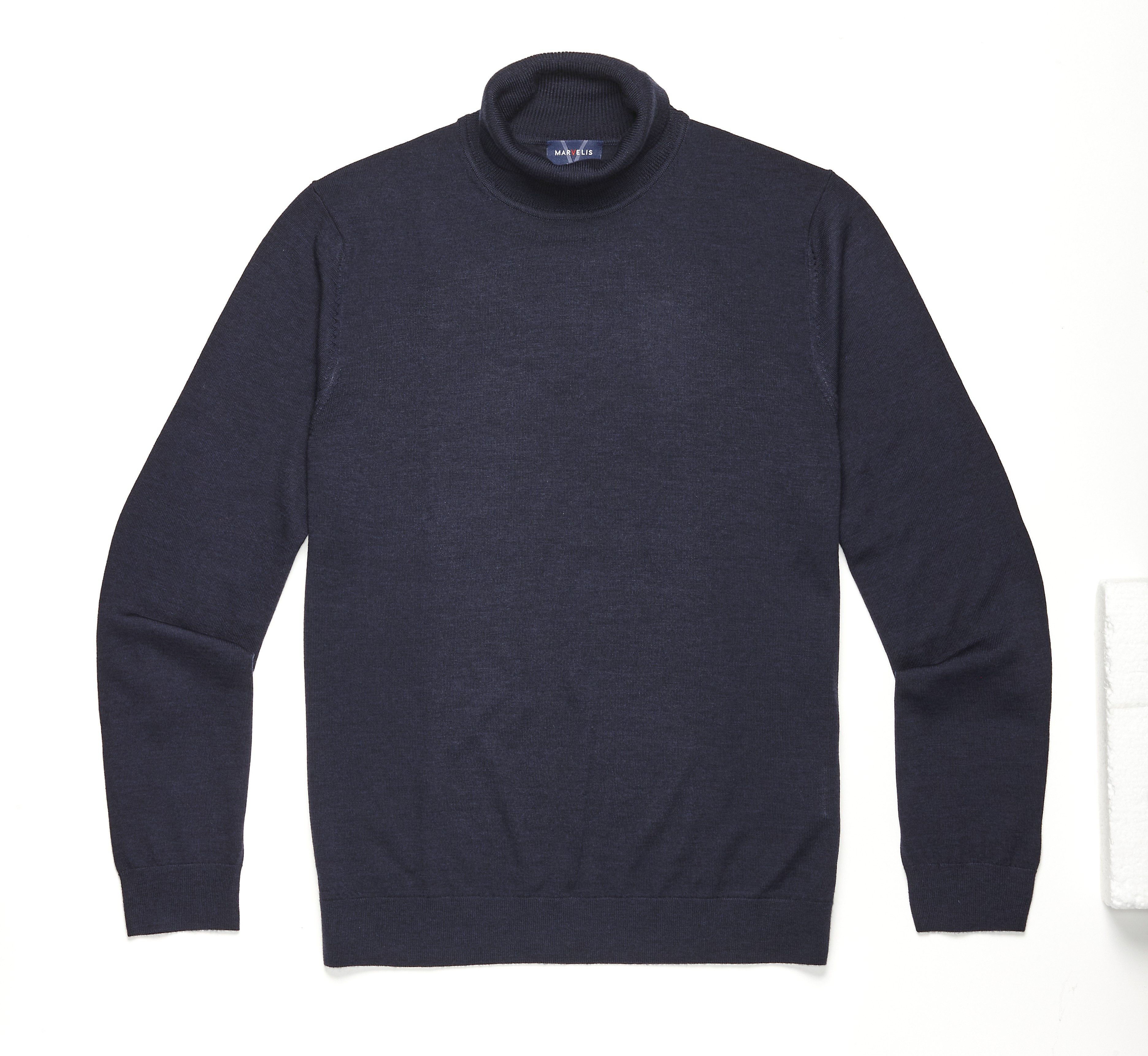 MARVELIS Rollkragenpullover melierte Optik