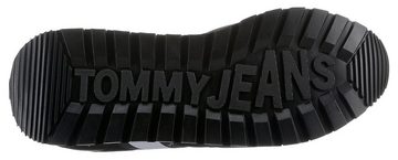 Tommy Jeans RETRO LEATHER TJM ESS Sneaker mit großer Logoverzierung, Freizeitschuh, Halbschuh, Schnürschuh