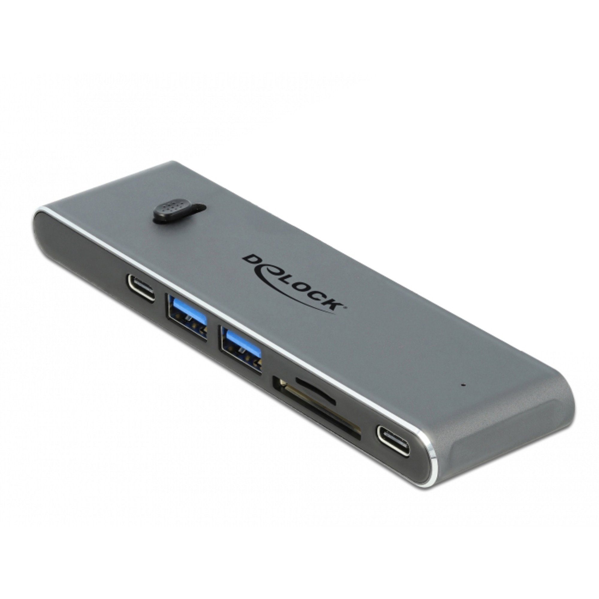 Delock Laptop-Dockingstation Dual USB Type-C mit HDMI / USB 3.2 / SD / PD 3.0