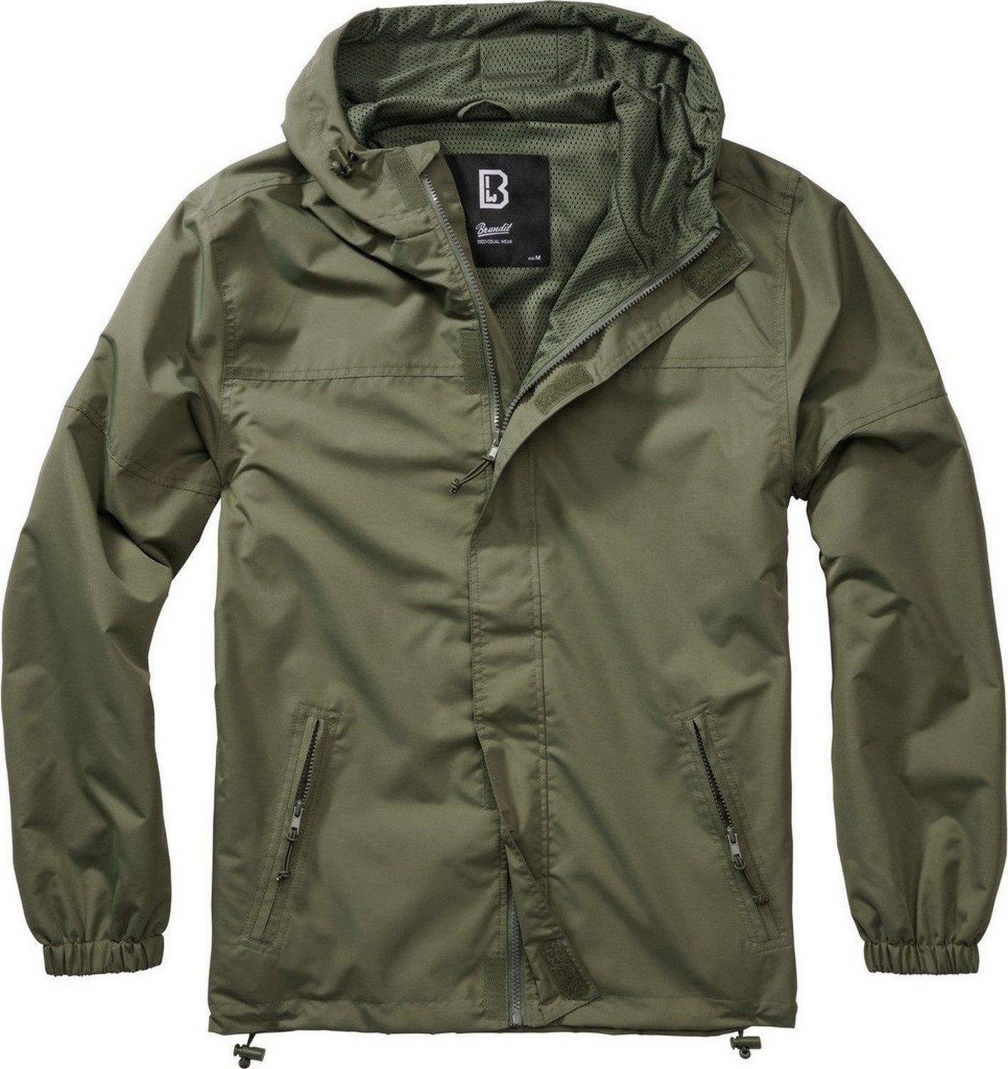 Brandit Kurzjacke Summer Windbreaker Frontzip wind- und wasserabweisend