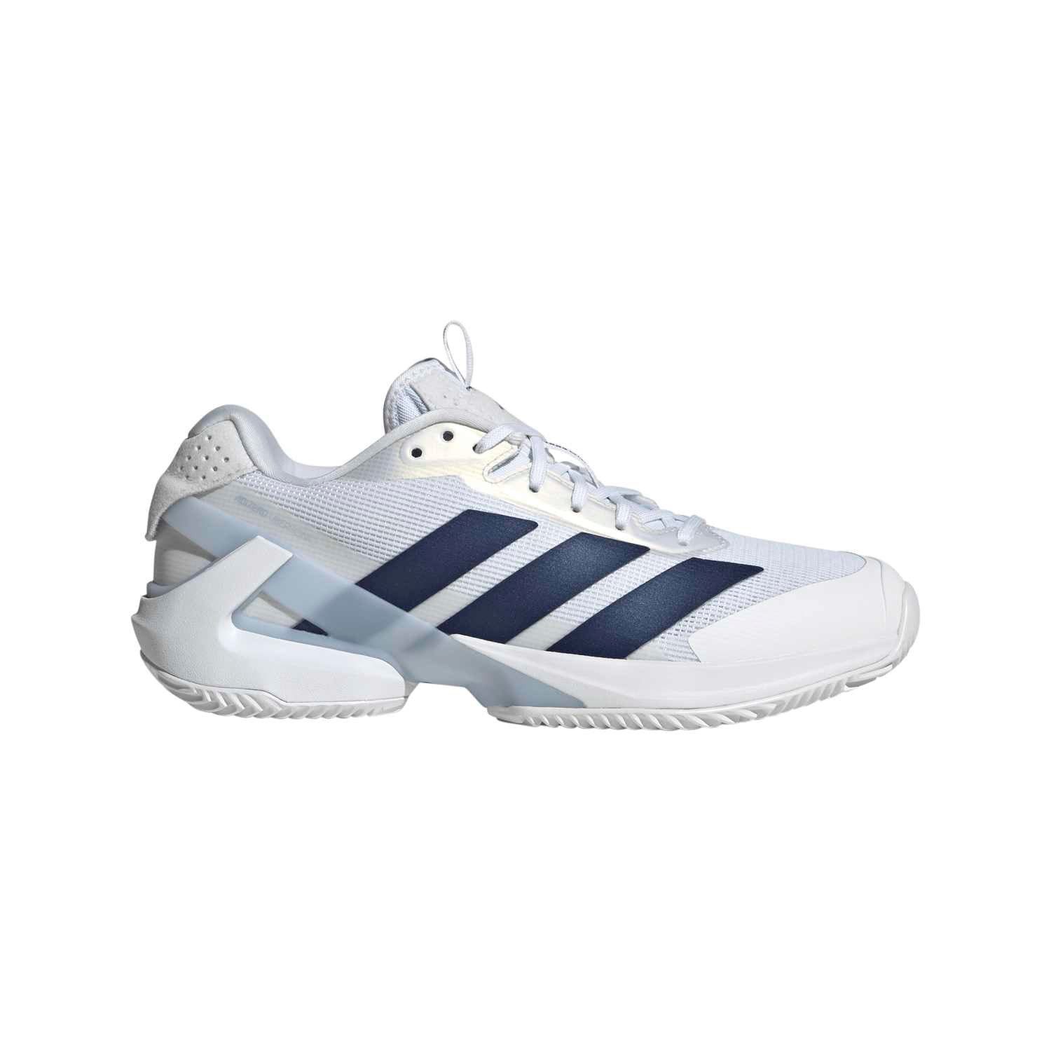 adidas Performance Adizero Ubersonic 5 Clay/Sandplatz weiss/dunkelblau Herren Tennisschuh