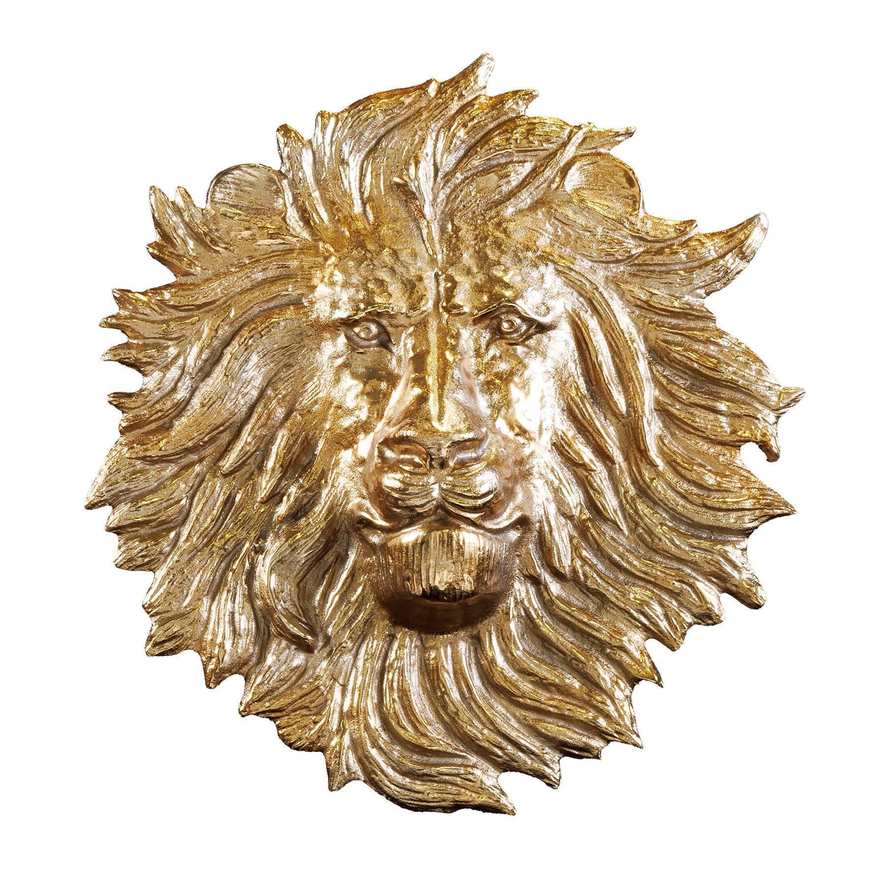 riess-ambiente Wanddekoobjekt WILDLIFE LION 35cm gold günstig online kaufen