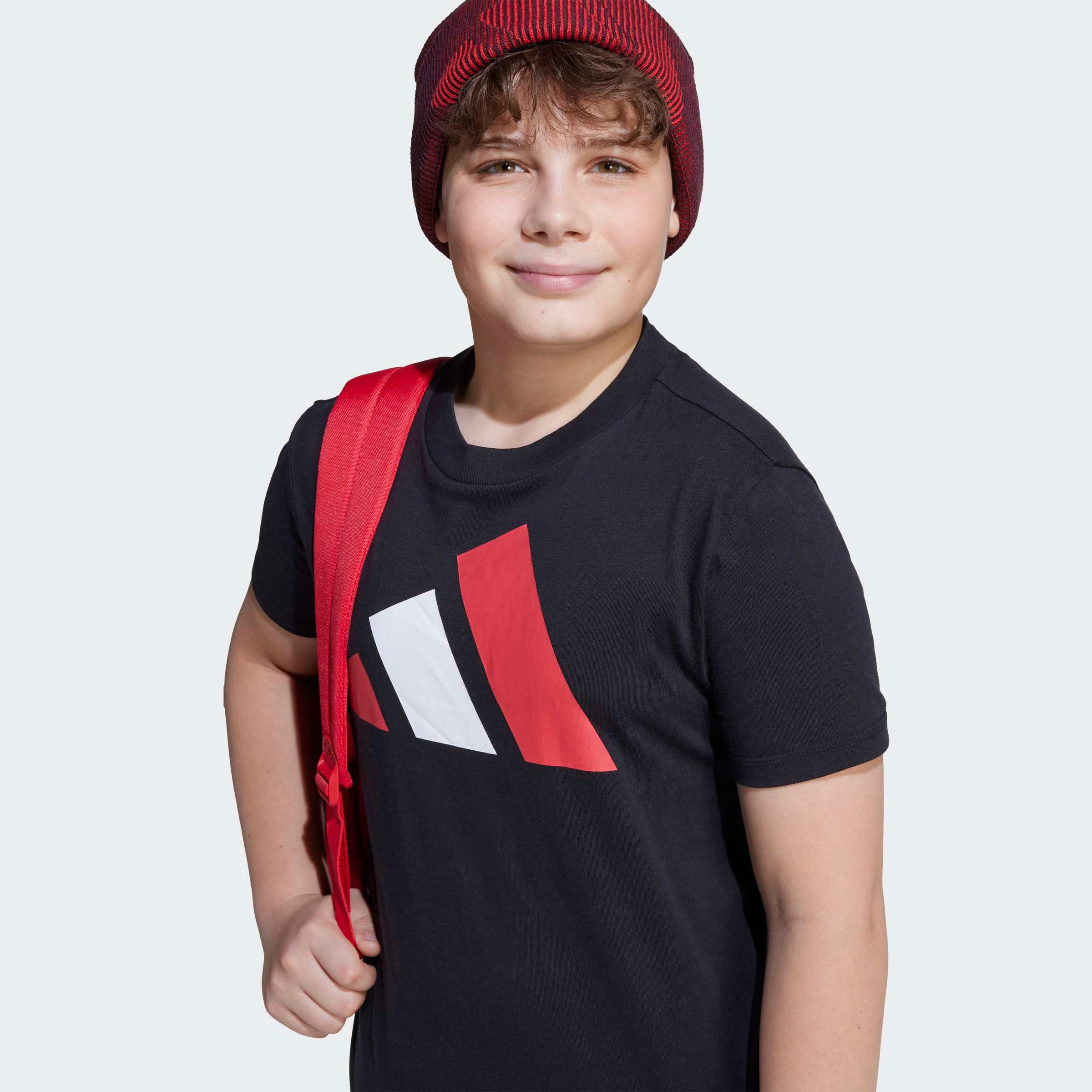 adidas Sportswear T-Shirt J BL TEE 160 für Kinder und Teens, mit Rundhalsausschnitt, aus 100 % Baumwolle