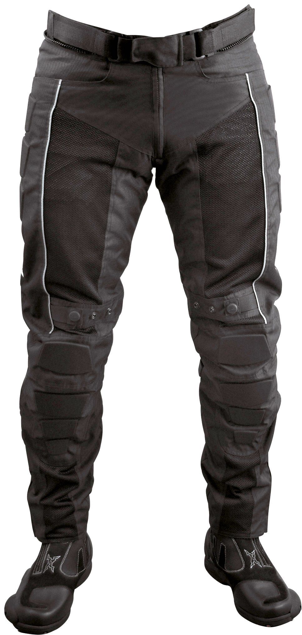 roleff Motorradhose Racewear Mesh Mit herausnehmbaren Protektoren am Knie