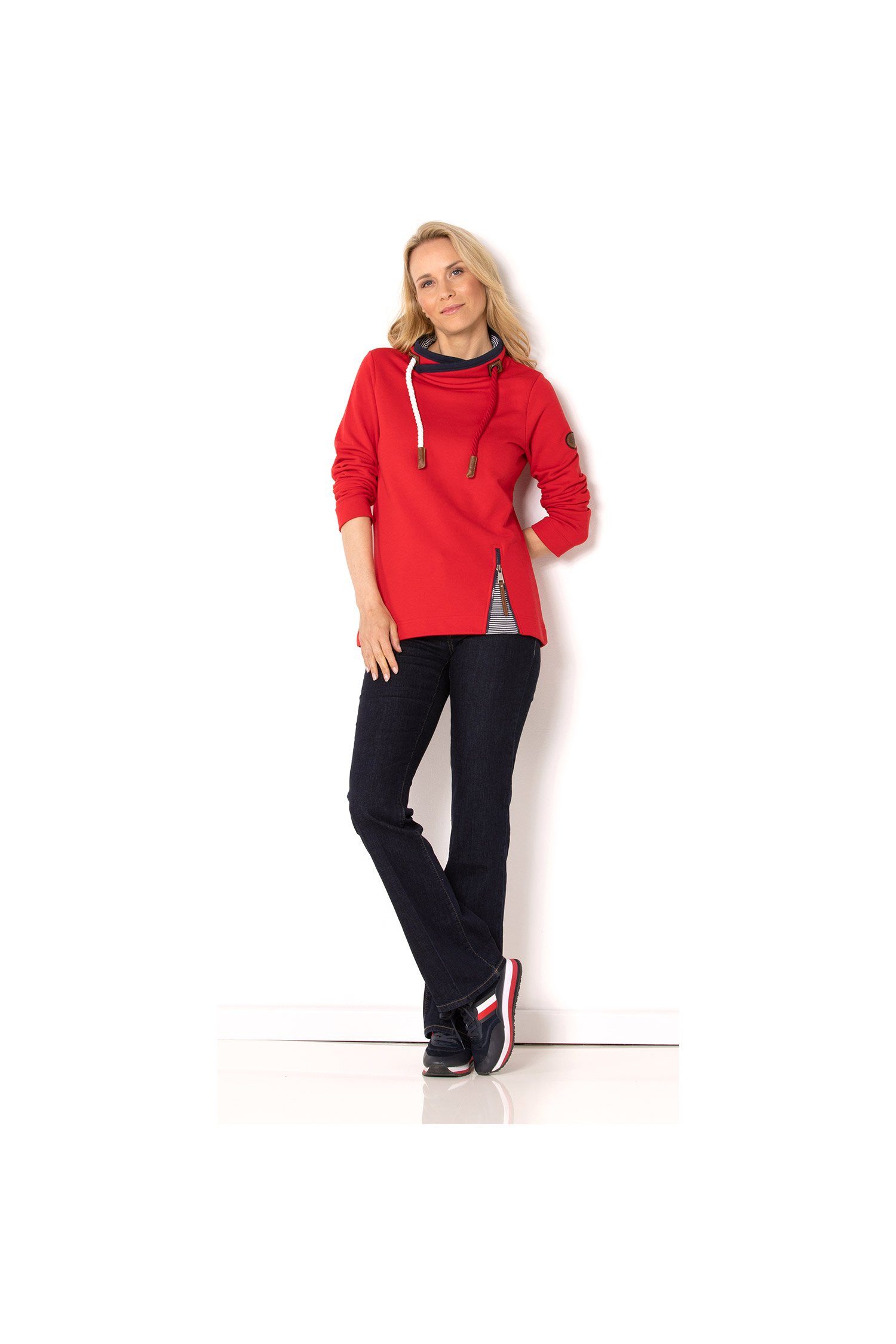 SER Sweatshirt Sweatshirt Ringeleinsätze W9900607S auch günstig online kaufen